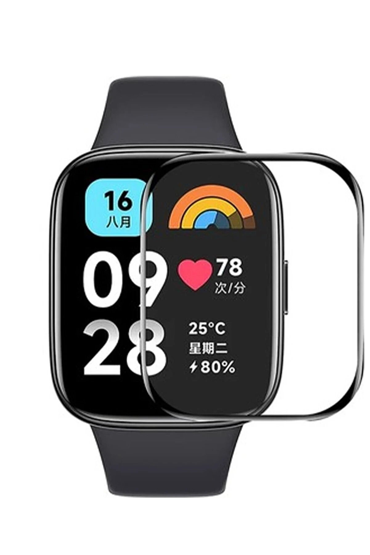 CepteToptan Xiaomi Redmi Watch 3 Active Polymer Nano Ekran Koruyucu - Şeffaf - DROPX2291-7189