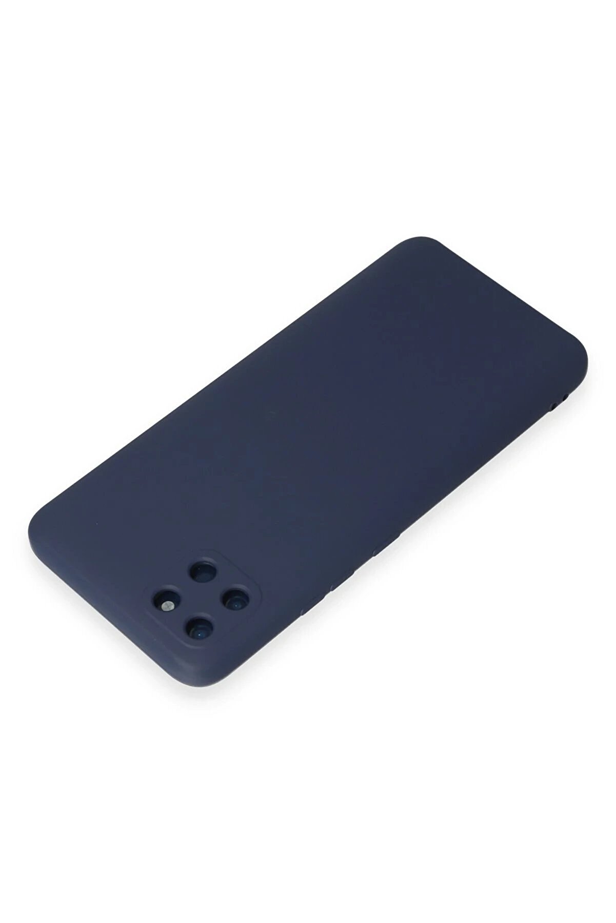 Realme C11 Kılıf Nano İçi̇ Kadi̇fe Si̇li̇kon - Laci̇vert - Dropx3912-1254