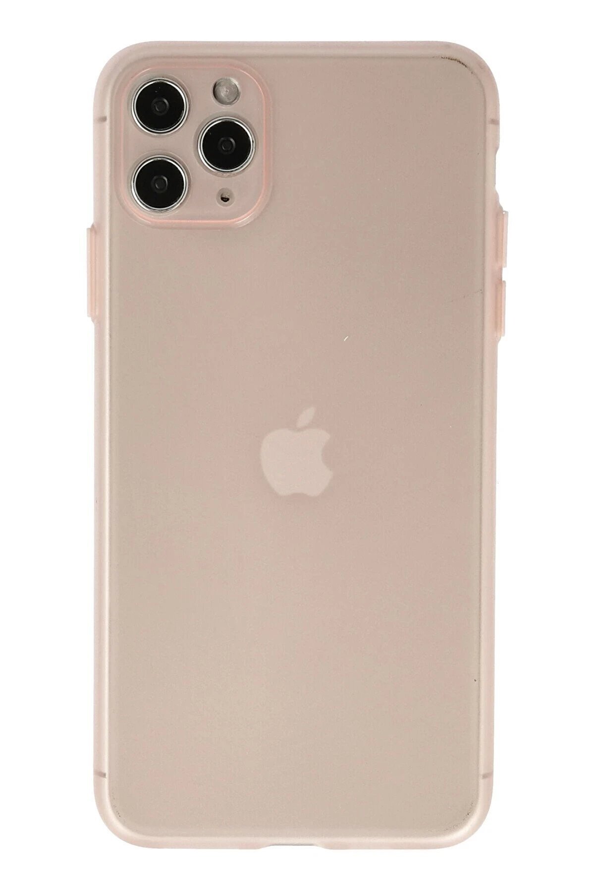 CepteToptan iPhone 11 Pro Max Kılıf Silikon - Pembe - DROPX4380-2118