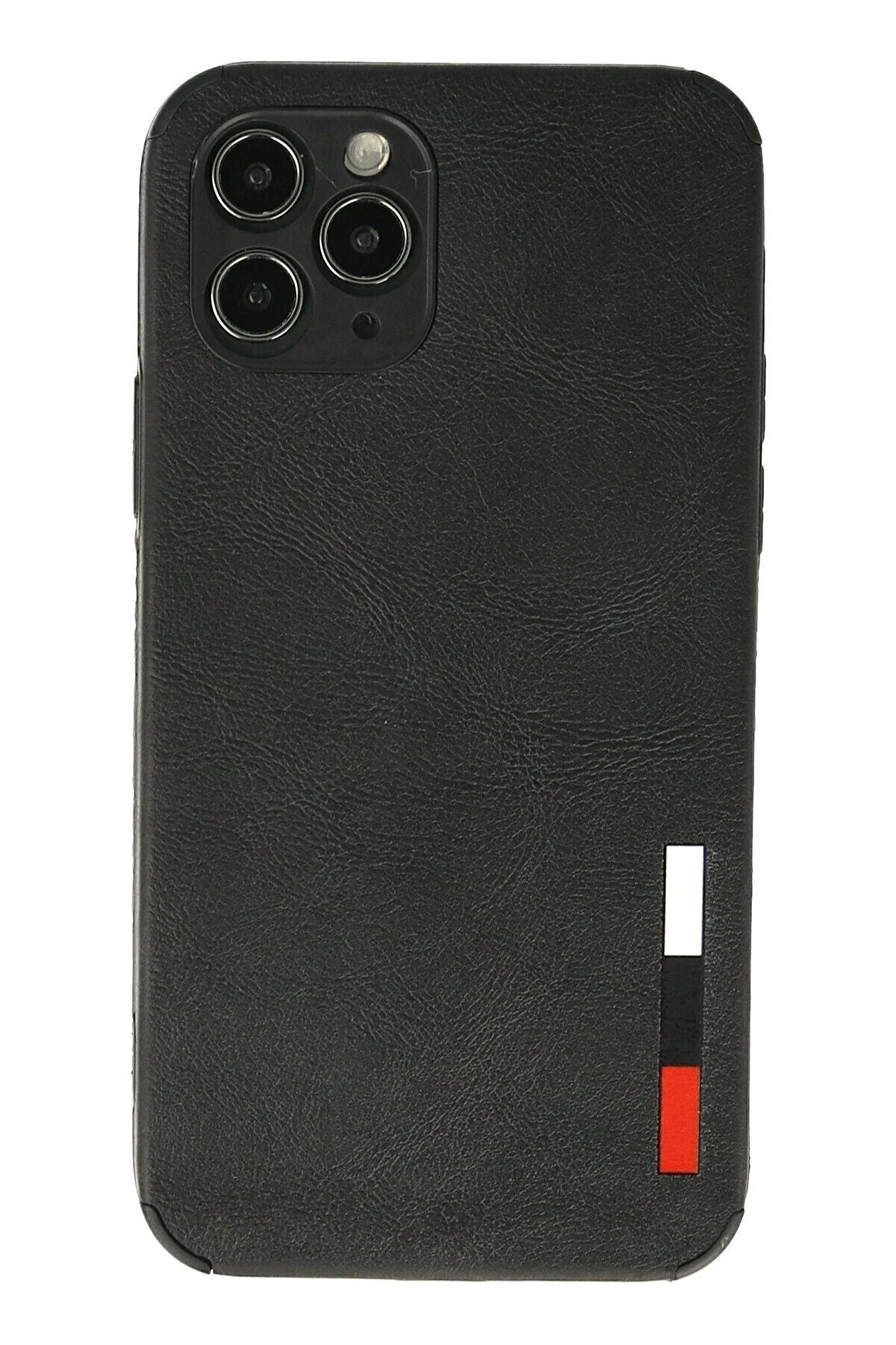 CepteToptan iPhone 11 Pro Kılıf Loop Deri Silikon - Siyah - DROPX5595-4971