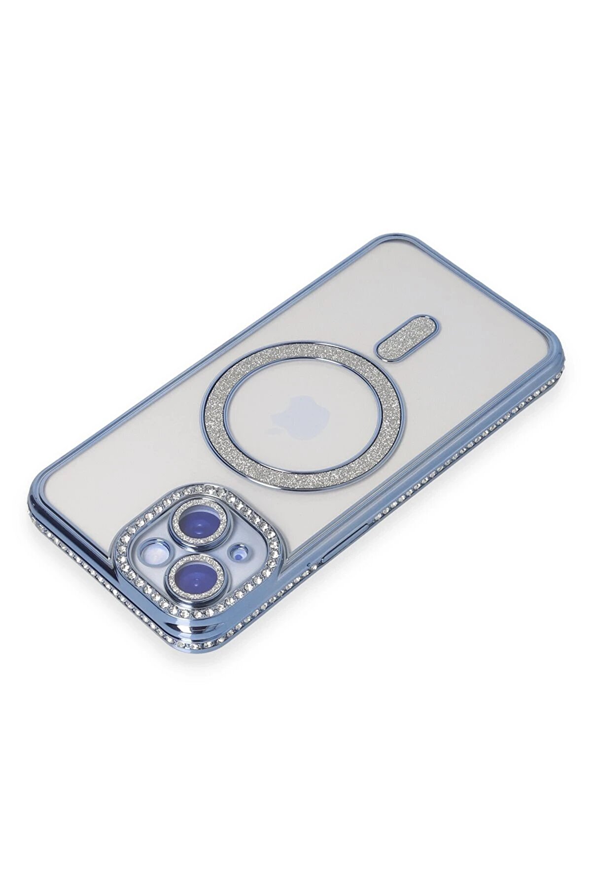 İphone 15 Kılıf Joke Si̇mli̇ Magneti̇csafe Kılıf - Mavi̇ - Dropx4485-2302