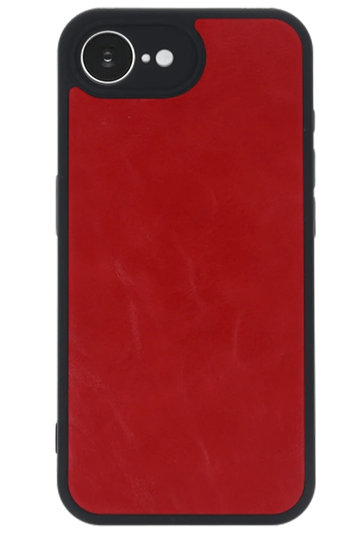 İphone 16E Kılıf Aras Deri̇ Kapak - Kırmızı - Dropx6574-9504
