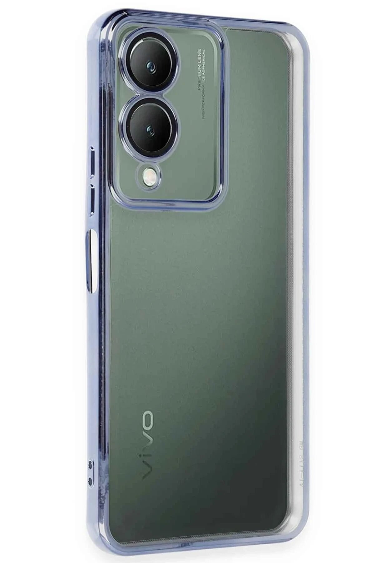 CepteToptan Vivo Y17S Kılıf Lensli Silikon - Açık Mavi - DROPX8896-7177