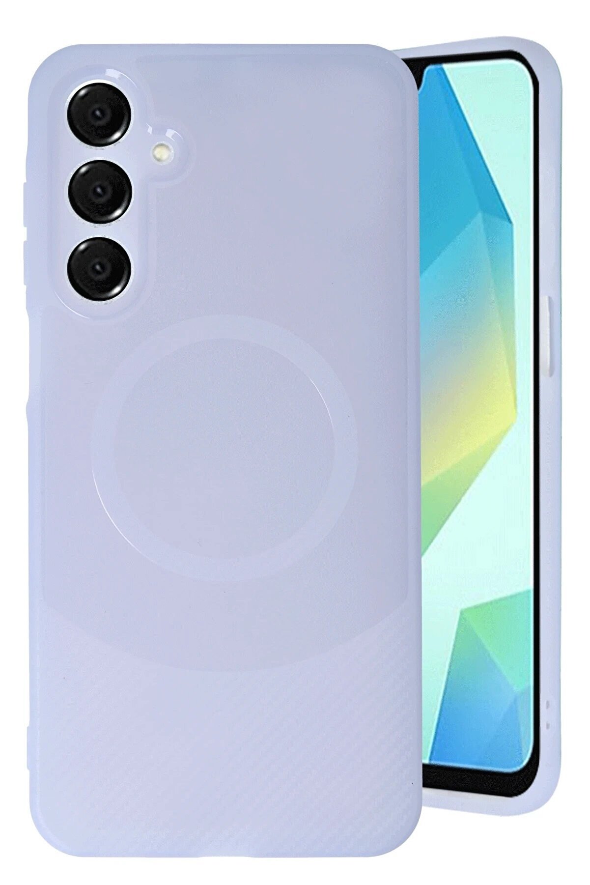 Samsung A56 Kılıf Maya Karbon Kapak - Li̇la - Dropx1794-4466