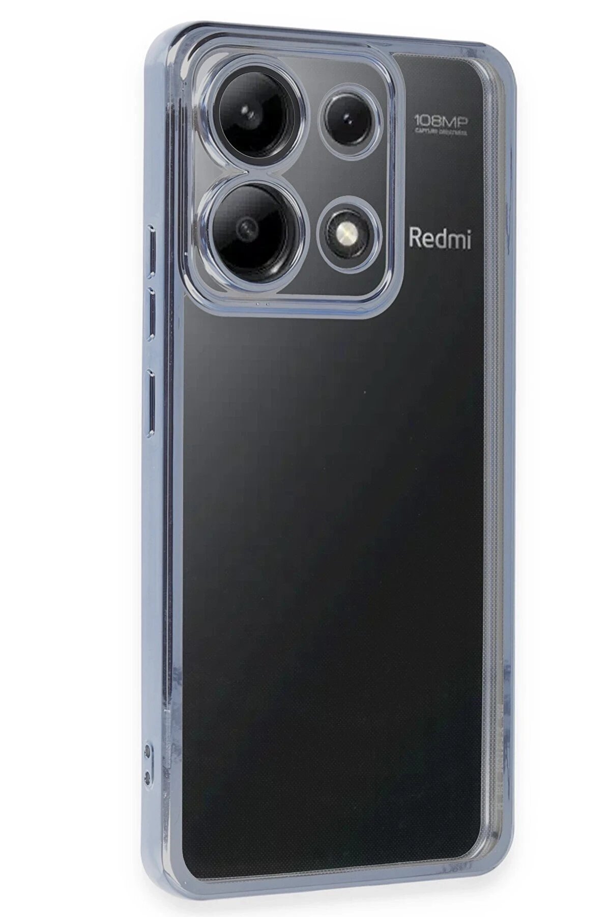 CepteToptan Xiaomi Poco X6 Kılıf Lensli Silikon - Açık Mavi - DROPX9599-6508