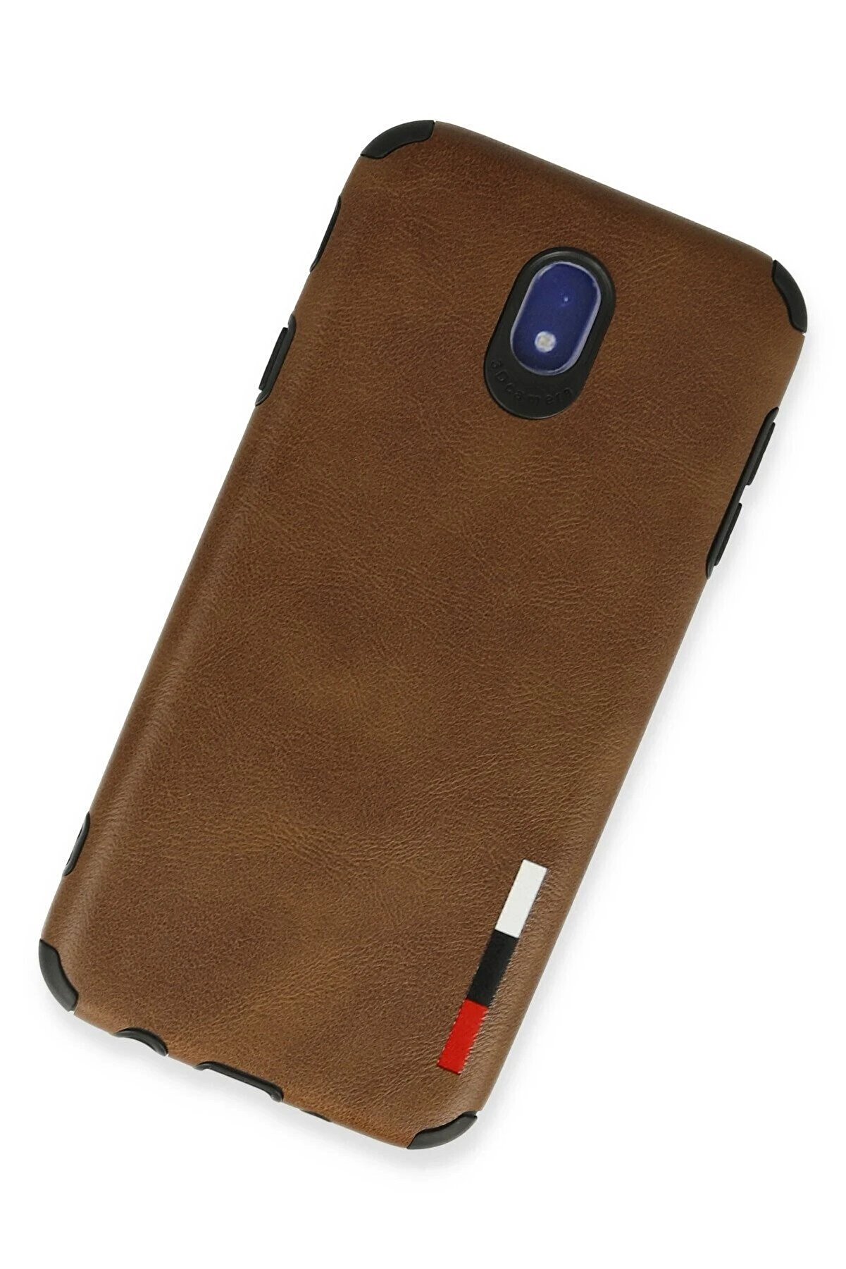 Samsung Galaxy J7 Pro / J730 Kılıf Loop Deri̇ Si̇li̇kon - Kahverengi̇ - Dropx5601-4885