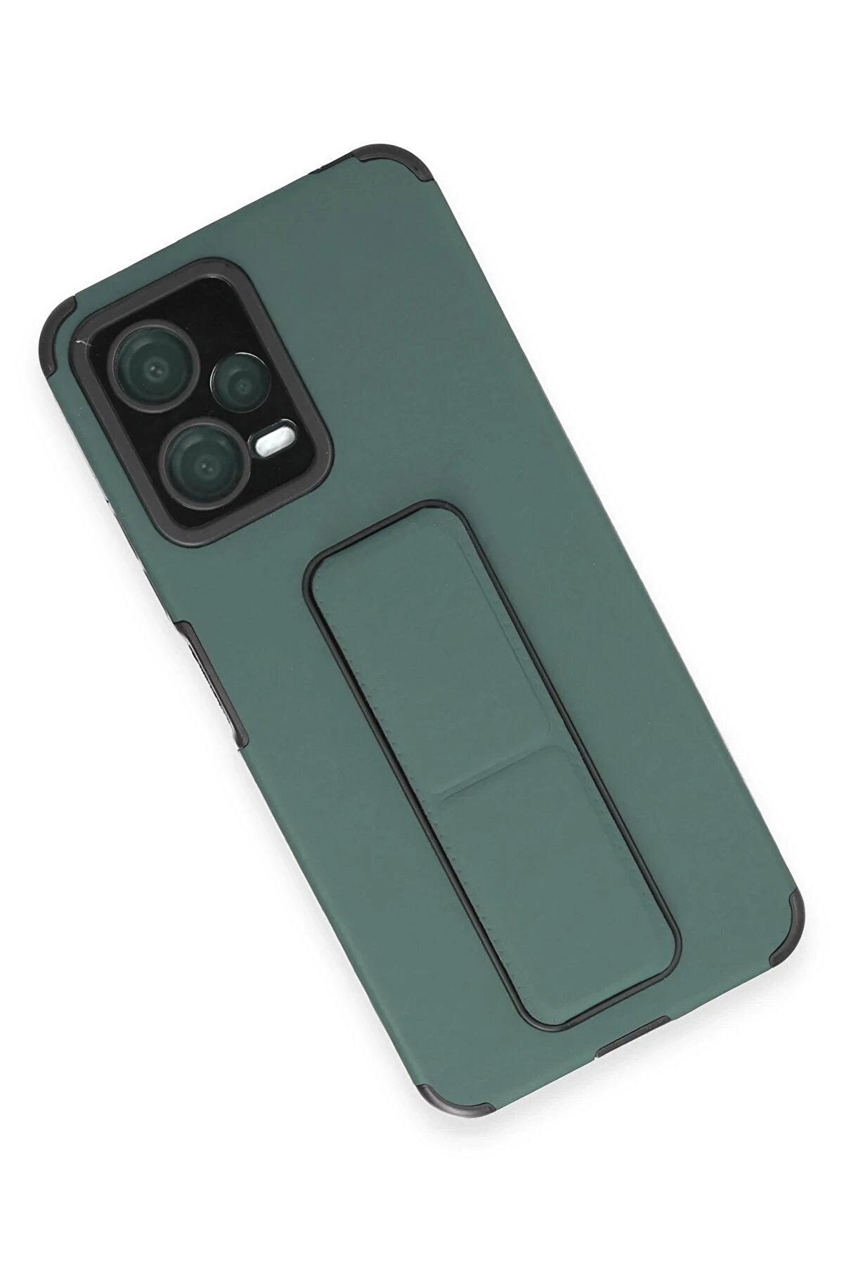 Xi̇aomi̇ Poco X5 5G Kılıf Mega Standlı Si̇li̇kon - Yeşi̇l - Dropx1179-4937