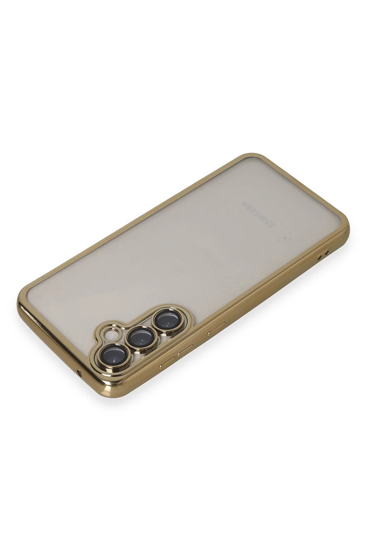 Samsung Galaxy S23 Fe Kılıf Lensli̇ Si̇li̇kon - Gold - Dropx8720-3506