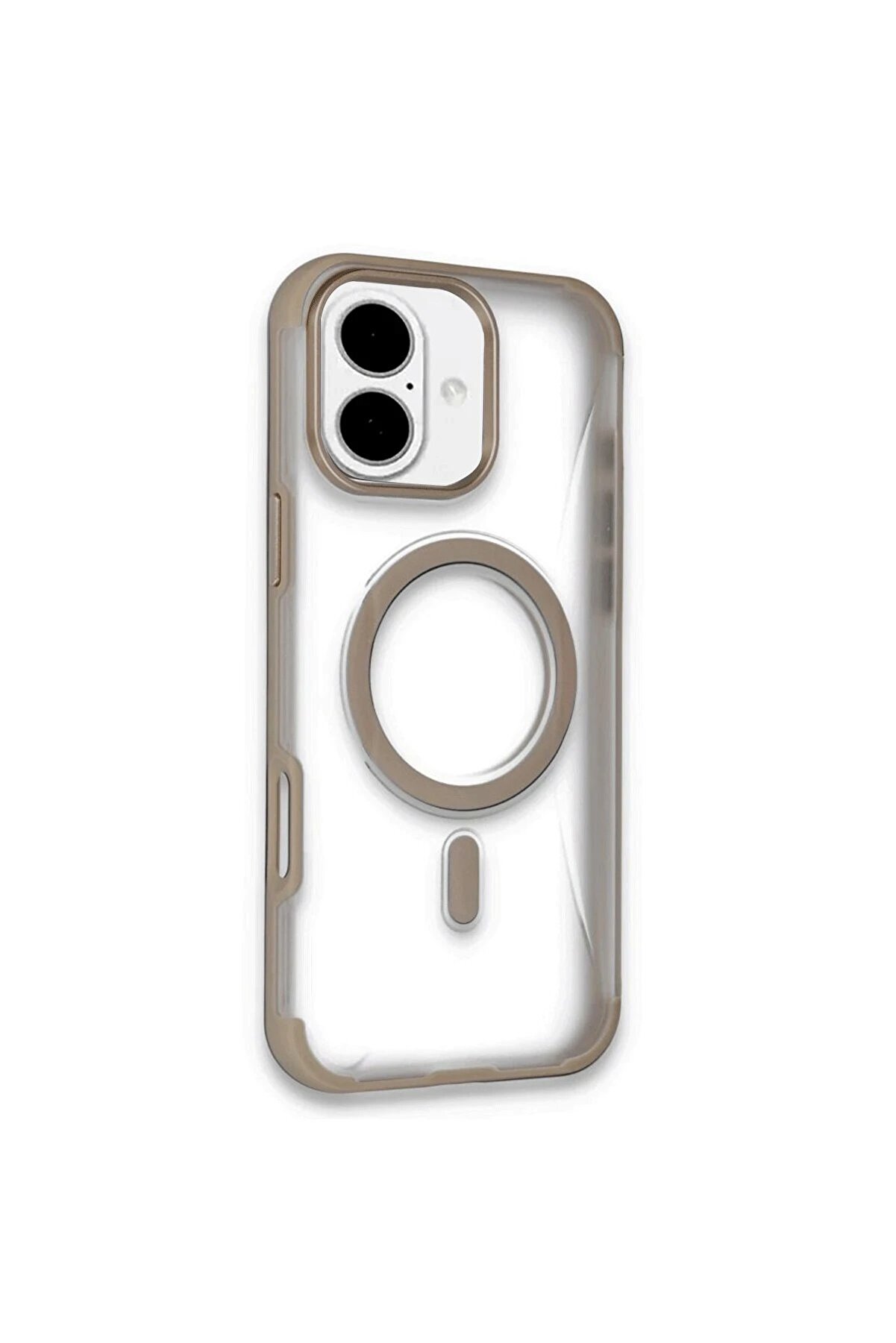 CepteToptan iPhone 16 Hilton Magsafe Kapak - Gold - DROPX7173-2543