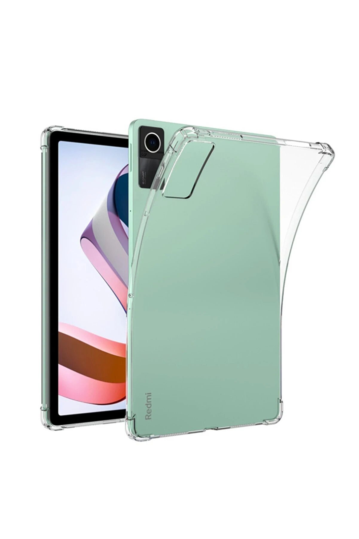 CepteToptan Xiaomi Redmi Pad Kılıf Anti Şeffaf Tablet Silikon - Şeffaf - DROPX8557-1611