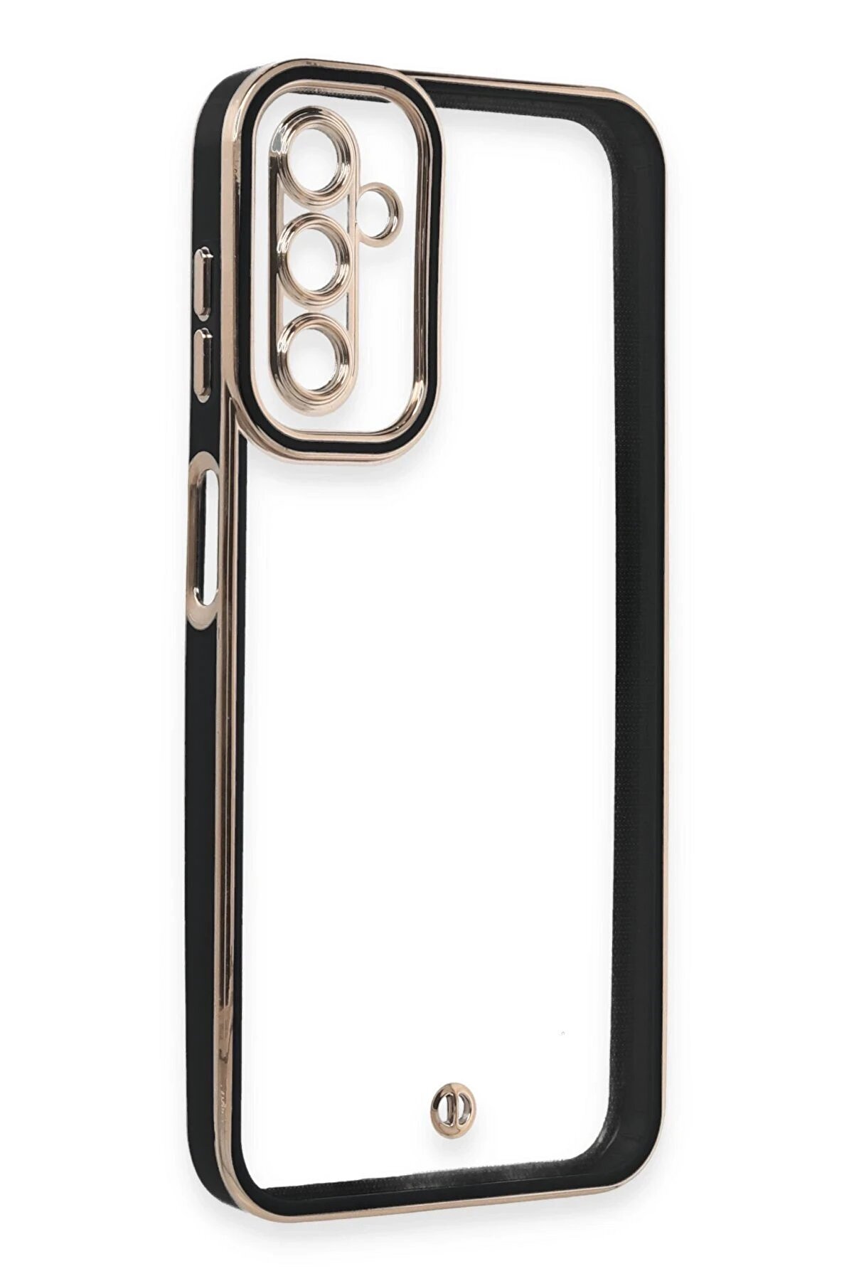 Samsung Galaxy A14 4G Kılıf Li̇va Lens Si̇li̇kon - Si̇yah - Dropx7403-4580