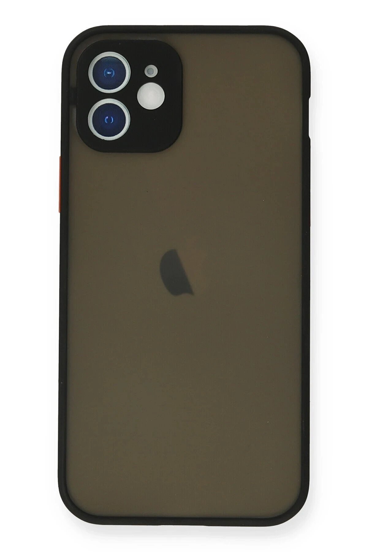 CepteToptan iPhone 12 Mini Kılıf Montreal Silikon Kapak - Siyah - DROPX6379-8004