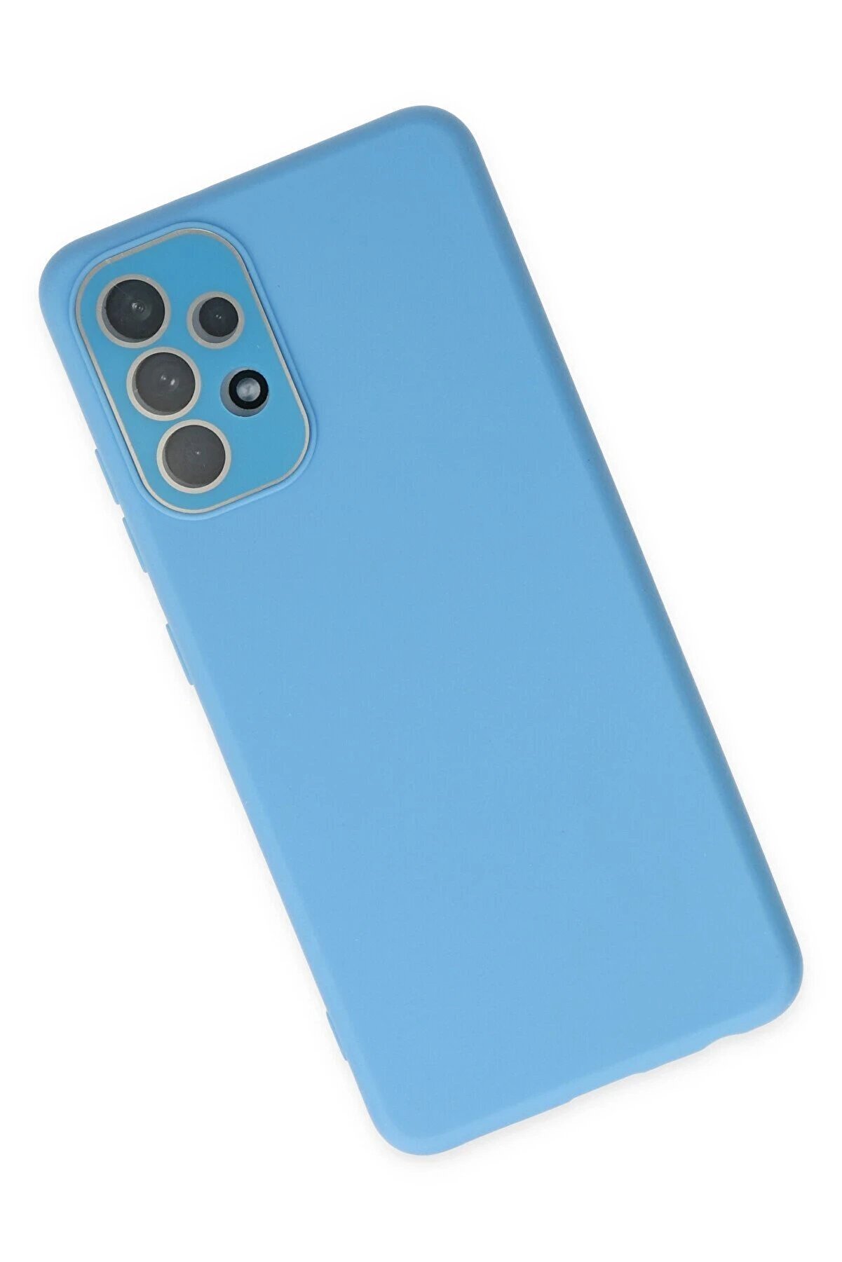 Samsung Galaxy A53 5G Kılıf Lansman Glass Kapak - Mavi̇ - Dropx2069-5562