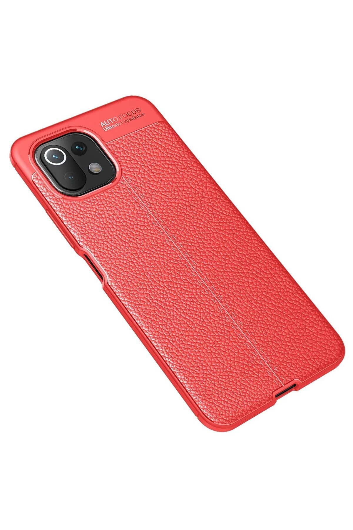 Xi̇aomi̇ Mi̇ 11 Li̇te Kılıf Auto Focus Kapak - Kırmızı - Dropx2630-7751