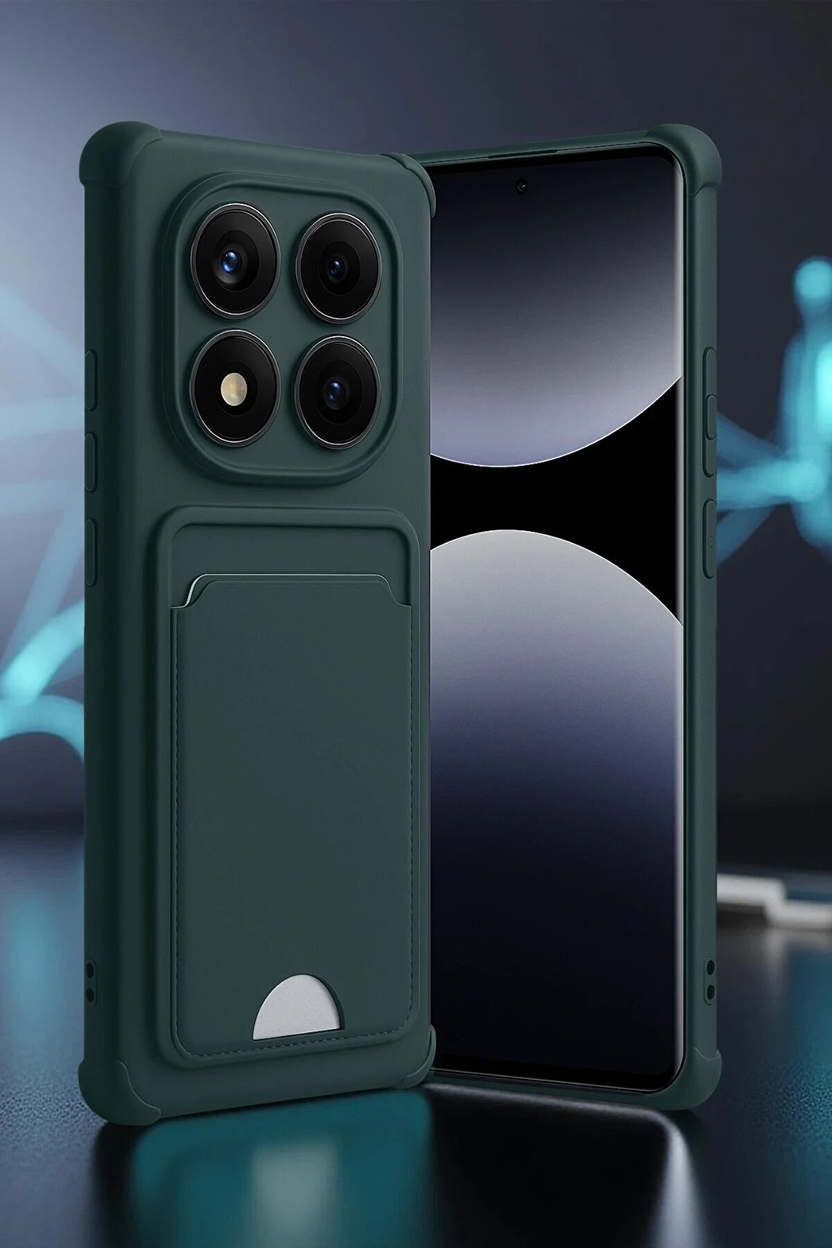 CepteToptan Xiaomi Redmi Note 14 Pro 5G Kelvin Kartvizitli Silikon - Lila - DROPX2181-1101