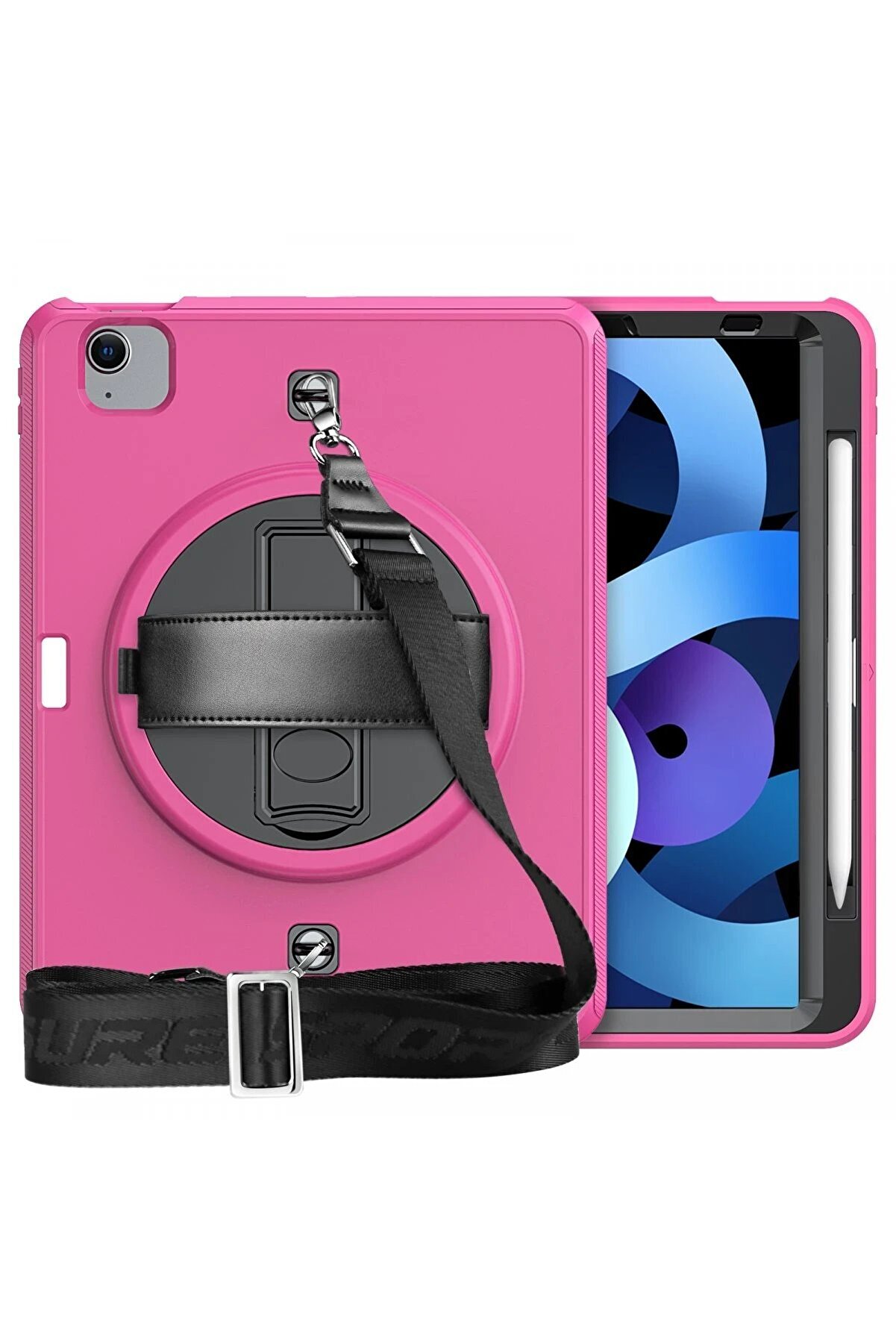 İpad Pro 11 (2020) Kılıf Strap-C Otterbox Tablet Kapak - Pembe - Dropx5551-6043