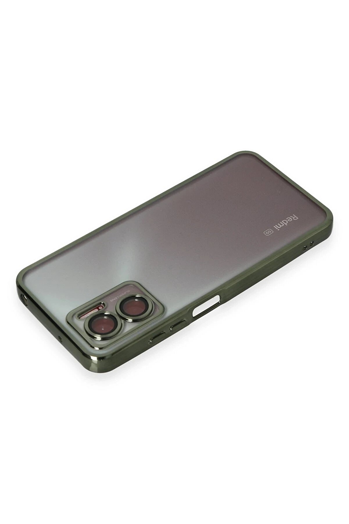 Xi̇aomi̇ Redmi̇ 10 5G Kılıf Lensli̇ Si̇li̇kon - Yeşi̇l - Dropx6752-9365