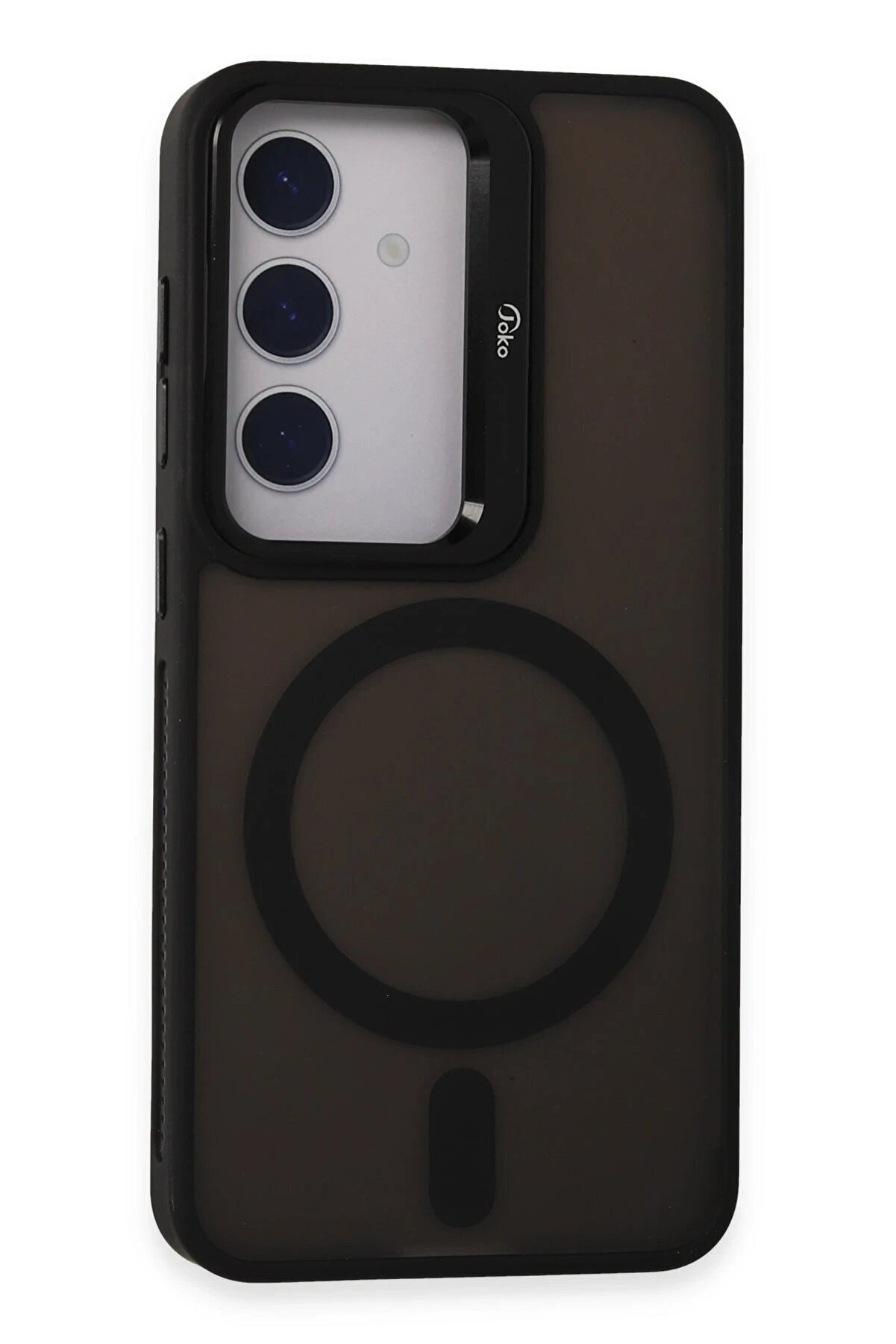 CepteToptan Samsung Galaxy S24 Flet Lens Magsafe Kapak - Siyah - DROPX2008-3171