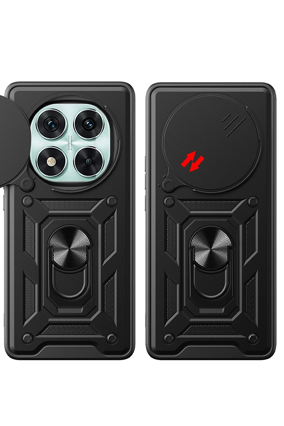 Xi̇aomi̇ Redmi̇ Note 14 Pro 4G Kılıf Pars Lens Y&uuml;z&uuml;kl&uuml; Si̇li̇kon - Si̇yah - Dropx5515-6174