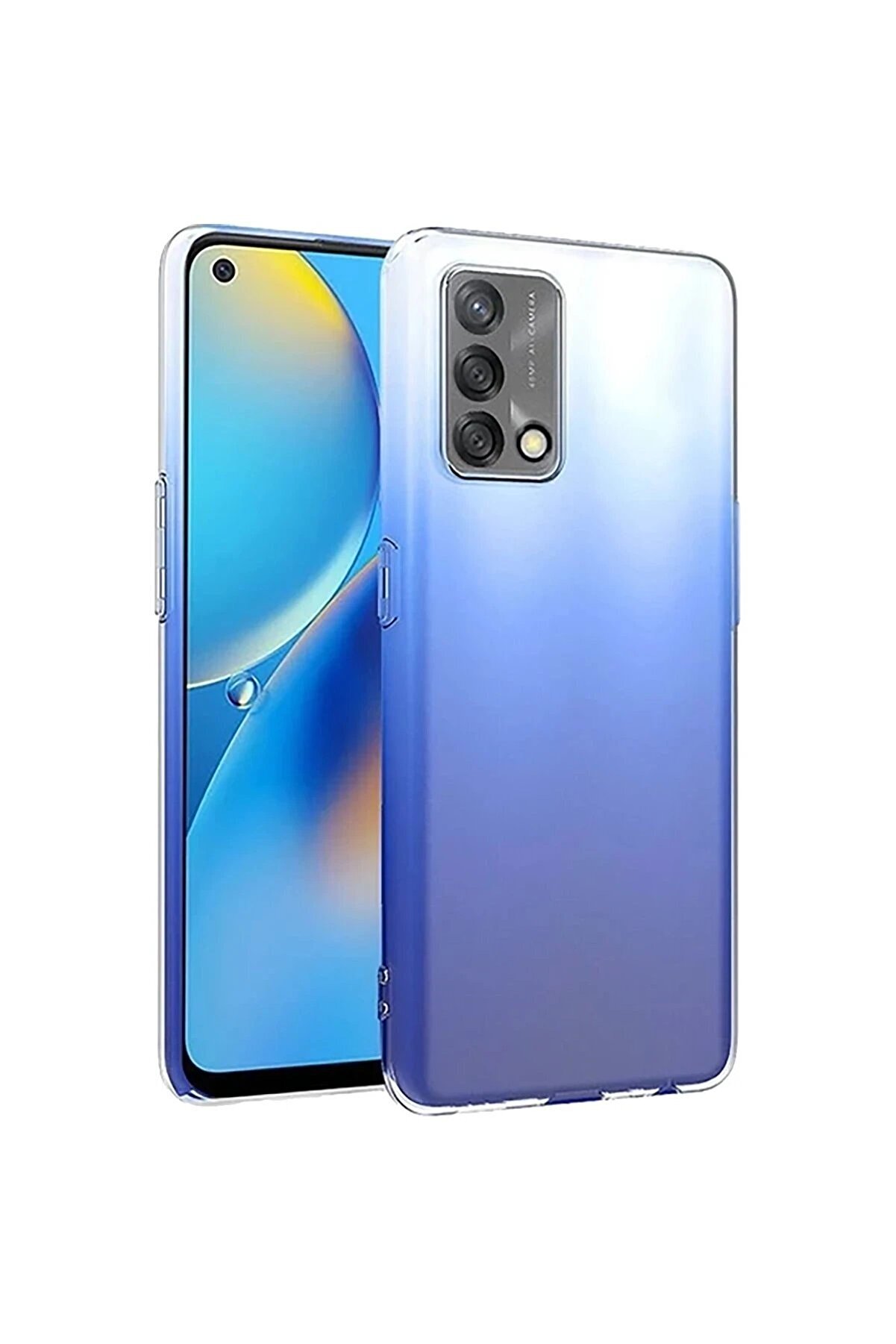 CepteToptan Oppo A74 4G Kılıf Lüx Şeffaf Silikon - DROPX5869-3234