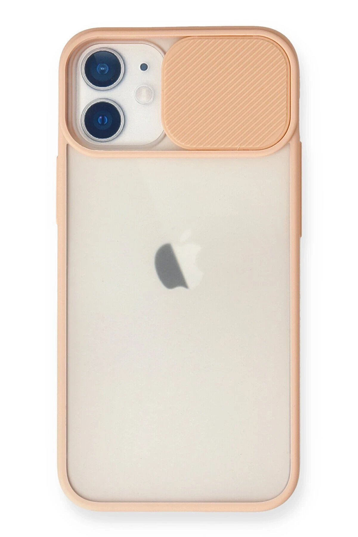 CepteToptan iPhone 11 Kılıf Palm Buzlu Kamera S&uuml;rg&uuml;l&uuml; Silikon - Pembe - DROPX3008-1603