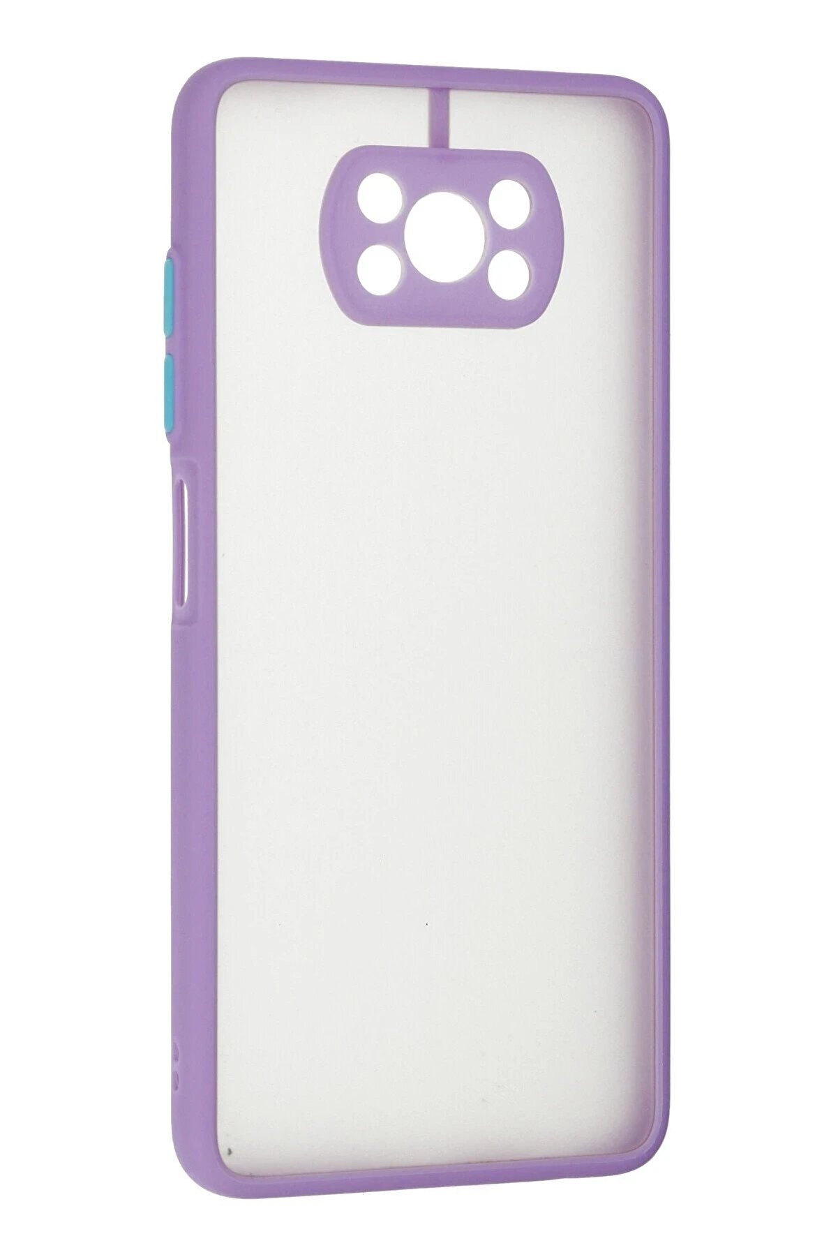 Xi̇aomi̇ Pocophone X3 Kılıf Montreal Si̇li̇kon Kapak - Mor - Dropx4833-4683