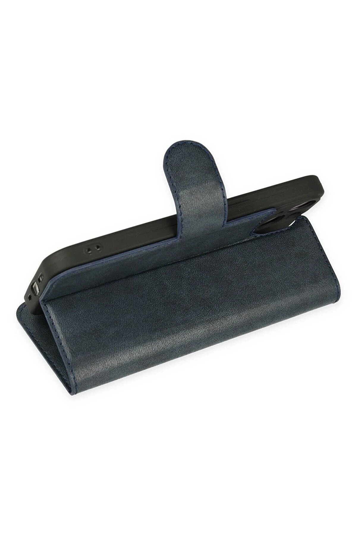 İphone 14 Plus Kılıf Trend S Plus Kapaklı Kılıf - Laci̇vert - Dropx9977-1143