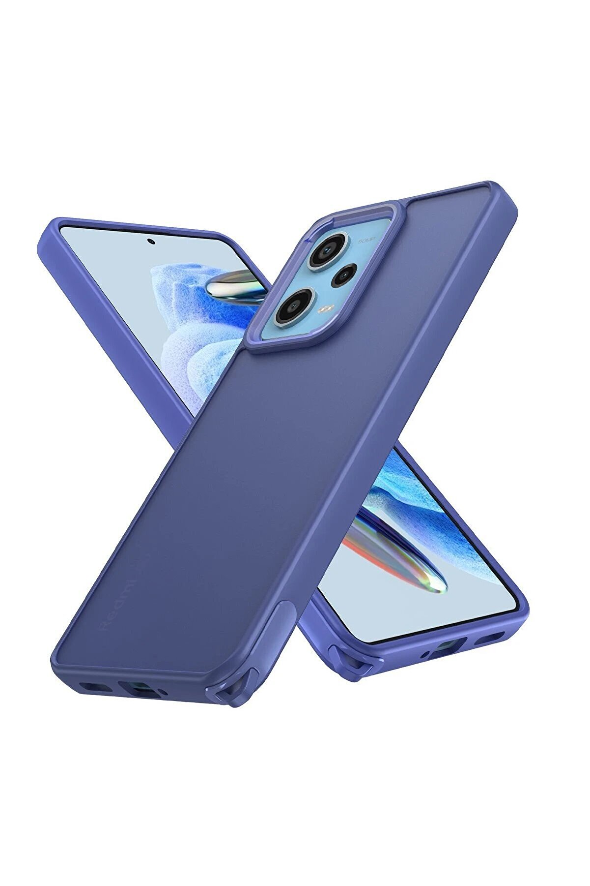 CepteToptan Xiaomi Redmi Note 12 Pro 5G Kılıf Elegant Kapak - Açık Mavi - DROPX9878-5664