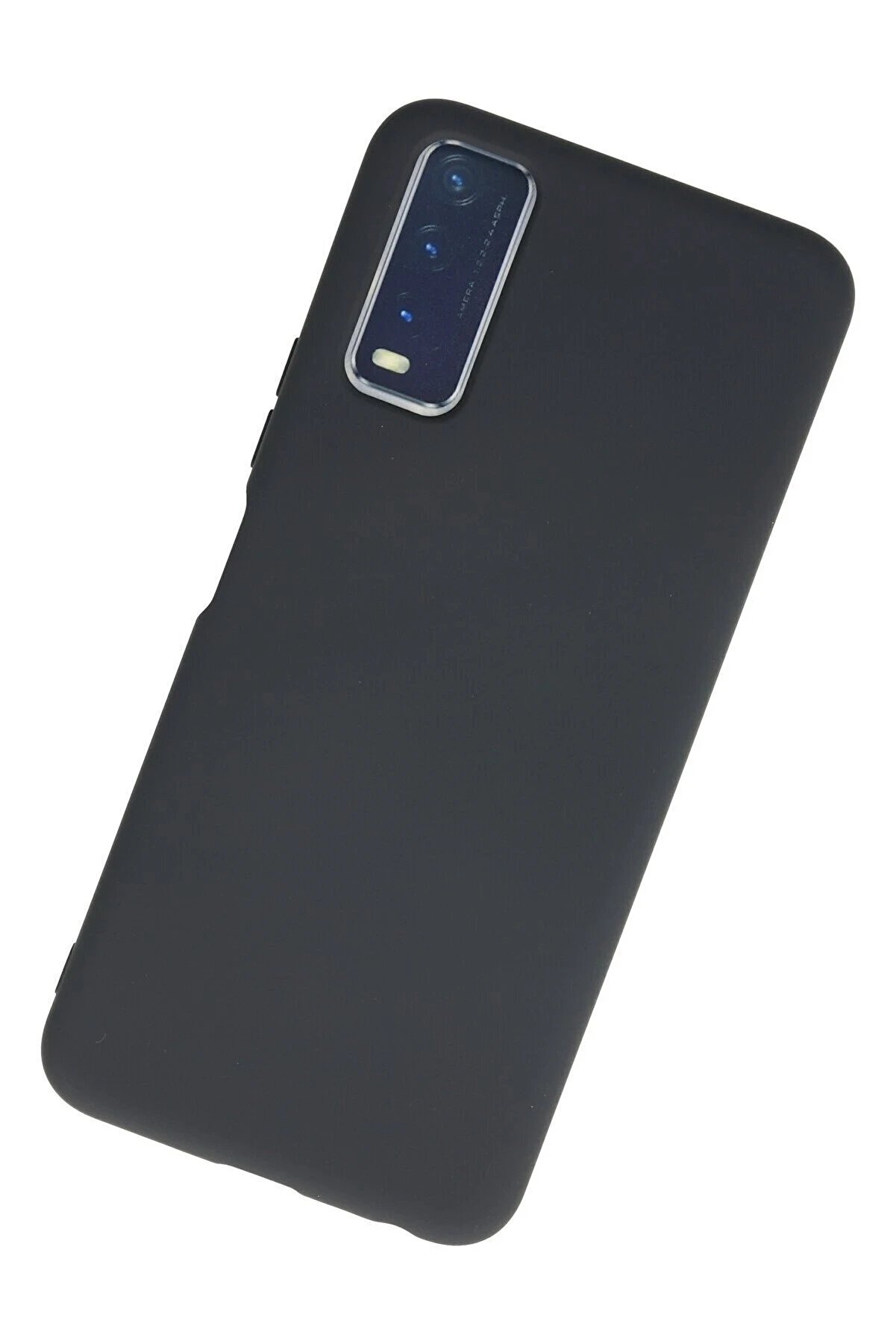 Vi̇vo Y11S Kılıf Nano İ&ccedil;i̇ Kadi̇fe Si̇li̇kon - Gri̇ - Dropx6338-4715