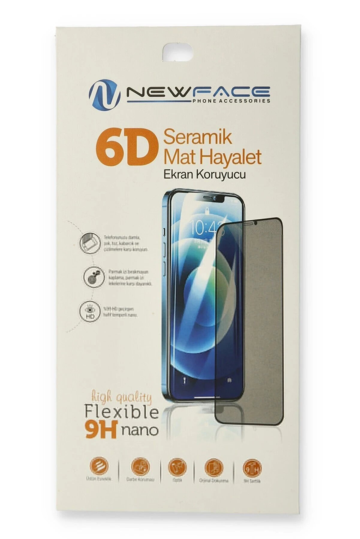 CepteToptan iPhone 13 Mini 6D Mat Seramik Hayalet Nano Ekran Koruyucu - DROPX5710-9523