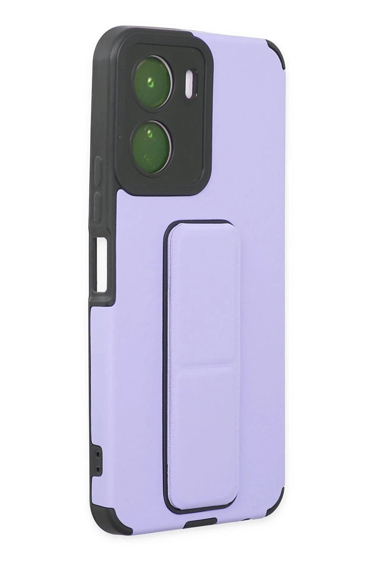 Vi̇vo Y16 Kılıf Mega Standlı Si̇li̇kon - Li̇la - Dropx2578-7139