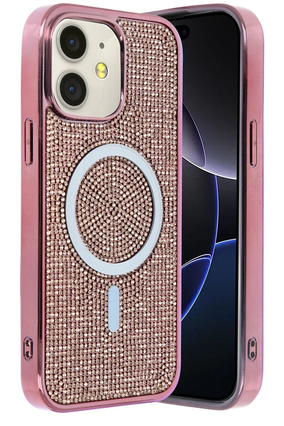 Apple İphone 11 Helen Magsafe Kapak - Pembe - Dropx7942-5434