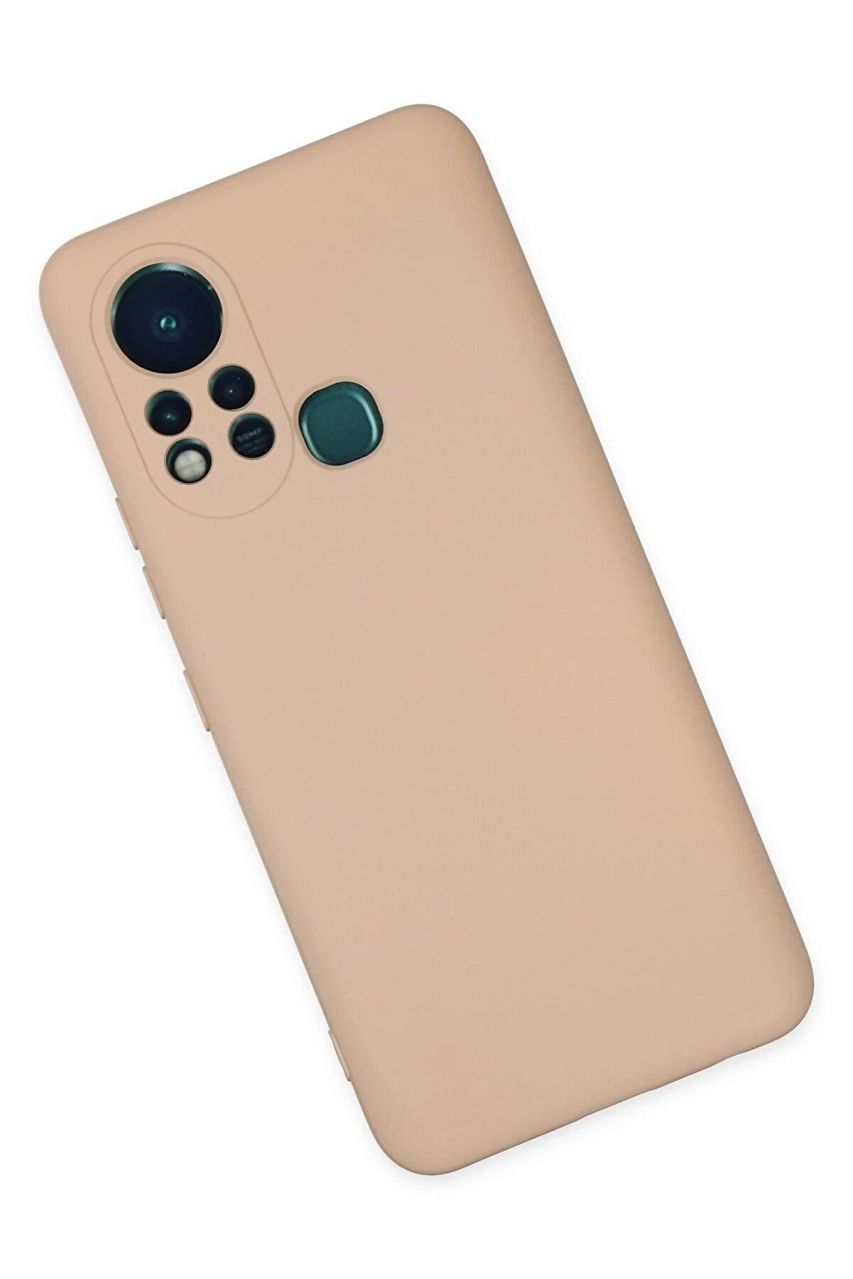 İnfi̇ni̇x Hot 11S Kılıf Nano İçi̇ Kadi̇fe Si̇li̇kon - Pudra - Neo5982-8359