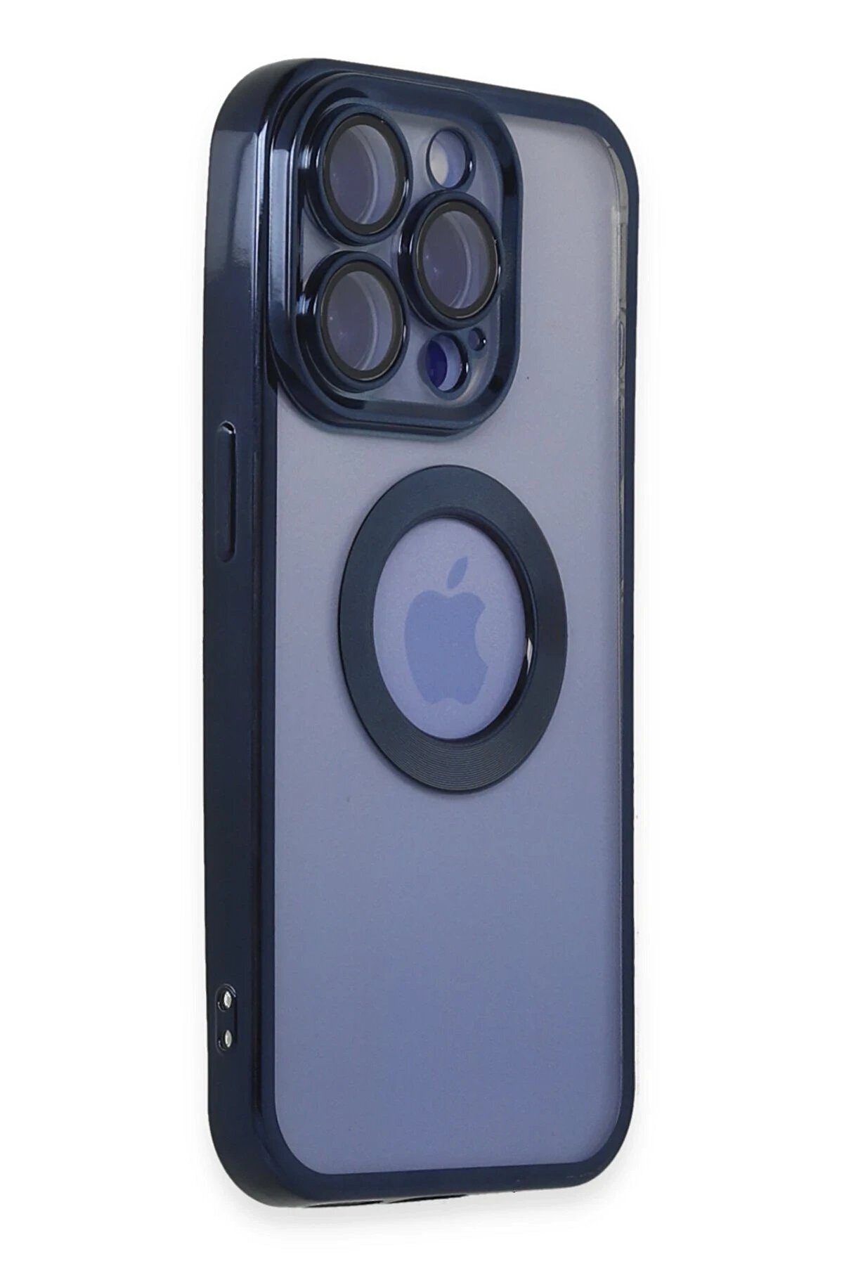 İphone 15 Pro Max Kılıf Slot Si̇li̇kon - Laci̇vert - Dropx1027-7472