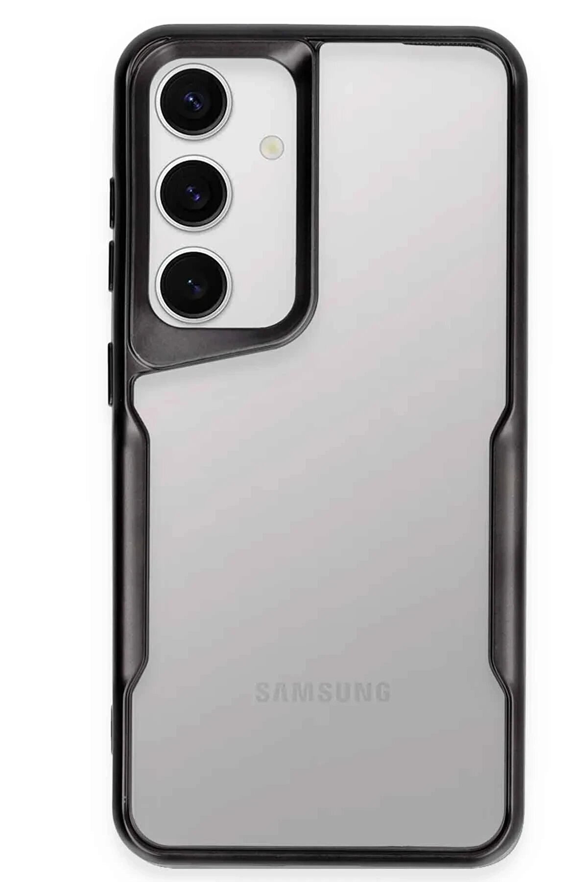 Samsung Galaxy A36 Kılıf Boyi̇ Si̇li̇kon Kapak - Si̇yah - Dropx9015-3499