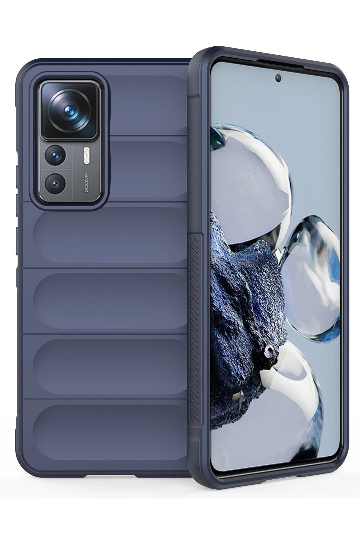 CepteToptan Xiaomi Mi 12T Pro Kılıf Optimum Silikon - Lacivert - DROPX2360-6587