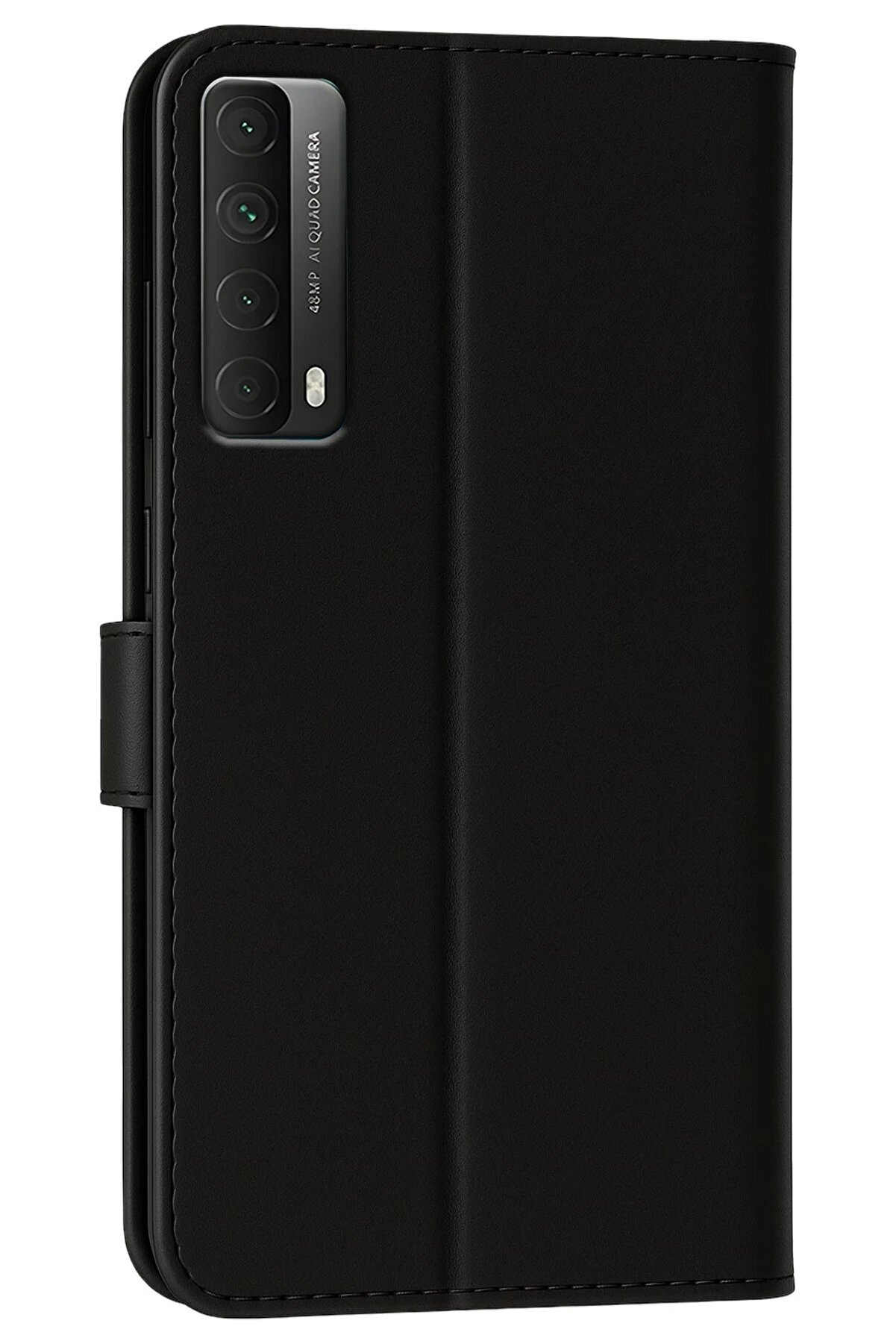 Huawei̇ P Smart 2021 Kılıf Trend S Plus Kapaklı Kılıf - Si̇yah - Dropx5882-5318