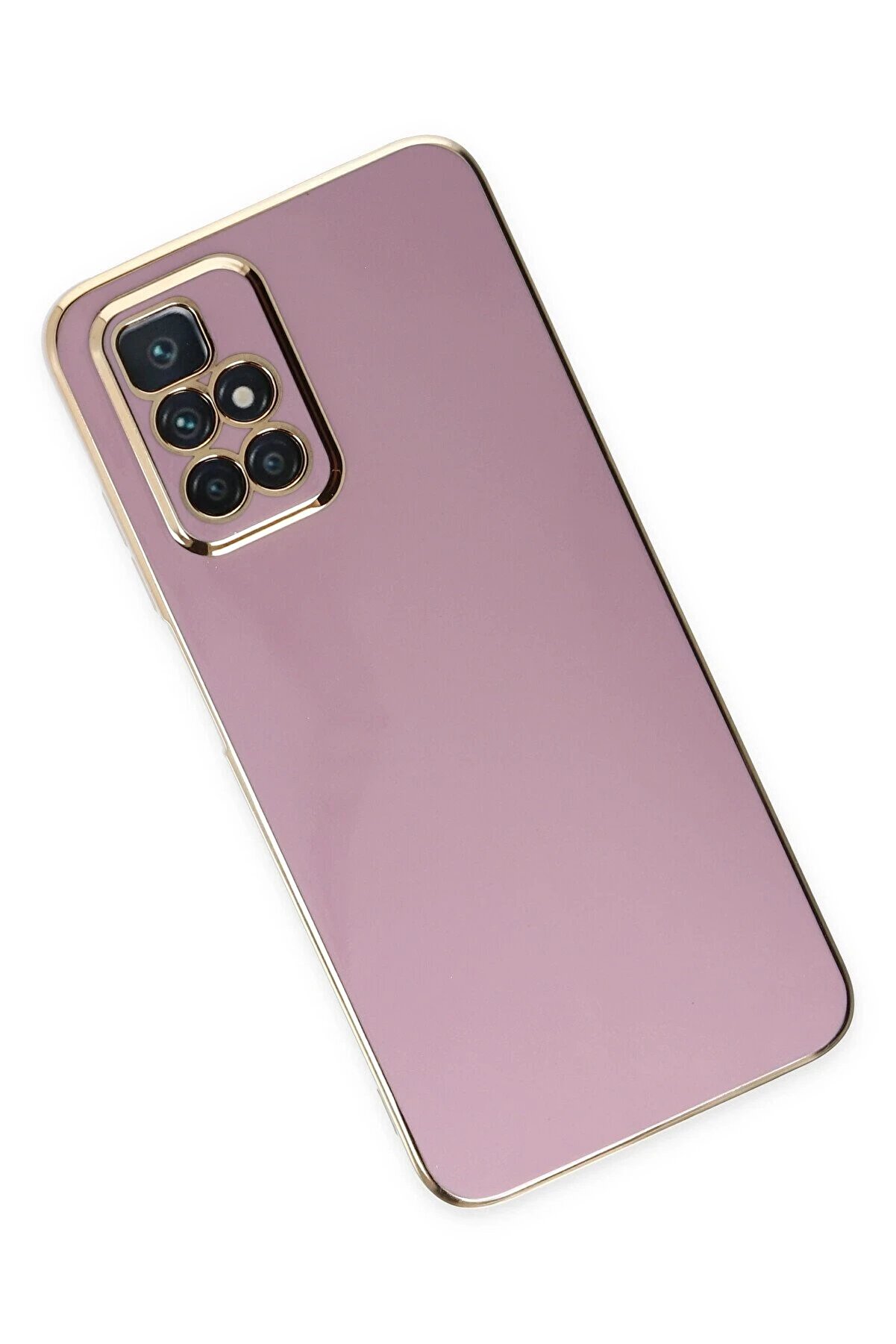 Xi̇aomi̇ Redmi̇ 10 2022 Kılıf Volet Si̇li̇kon - Mor - Dropx5500-2528