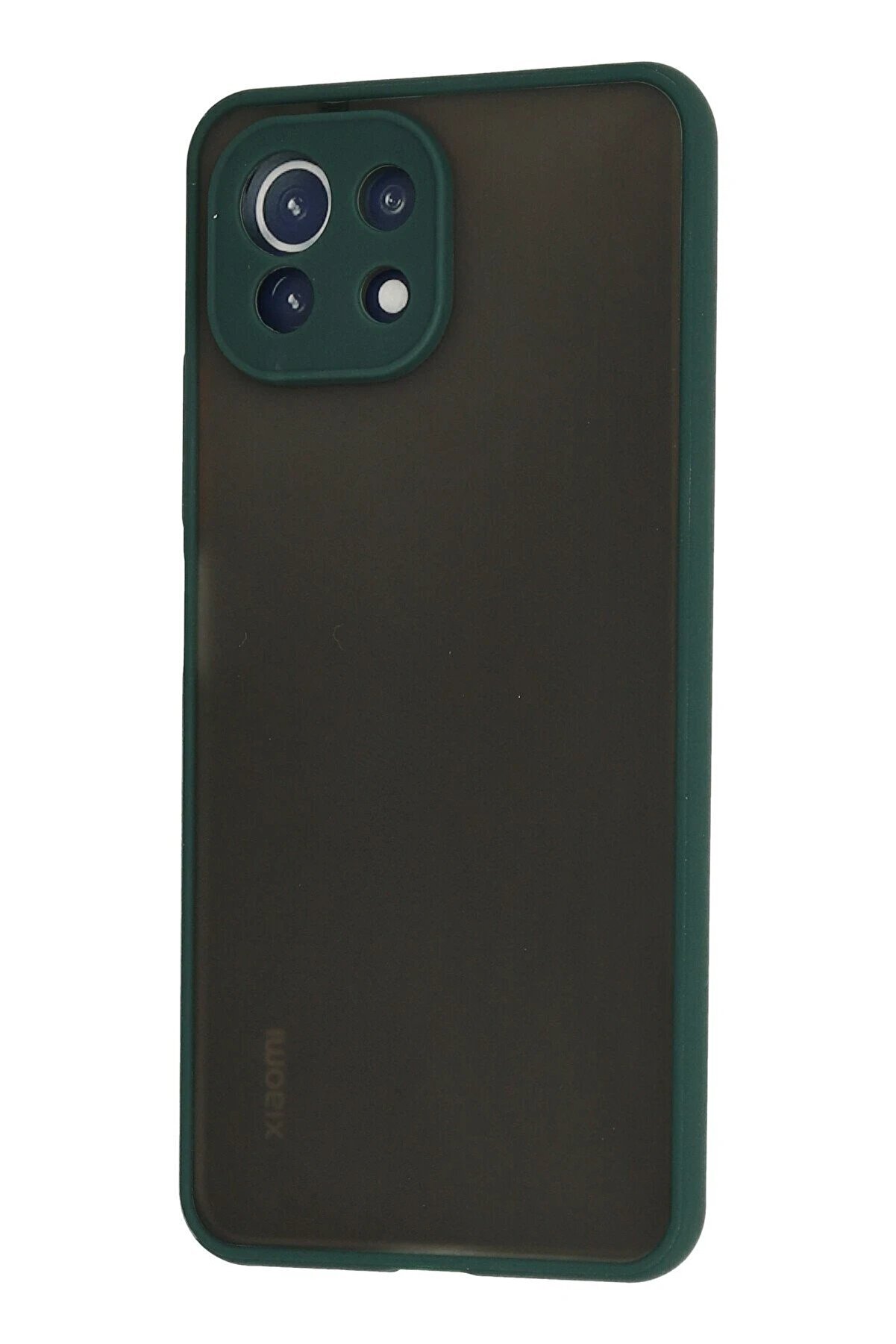 Xi̇aomi̇ Mi̇ 11 Li̇te Kılıf Montreal Si̇li̇kon Kapak - Yeşi̇l - Dropx4742-1531