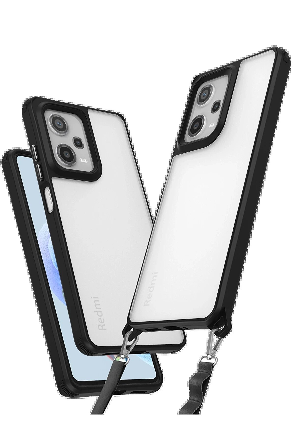 CepteToptan Xiaomi Redmi Note 12 Pro 5G Kılıf Penta Silikon Kılıf - Siyah - DROPX5682-3949