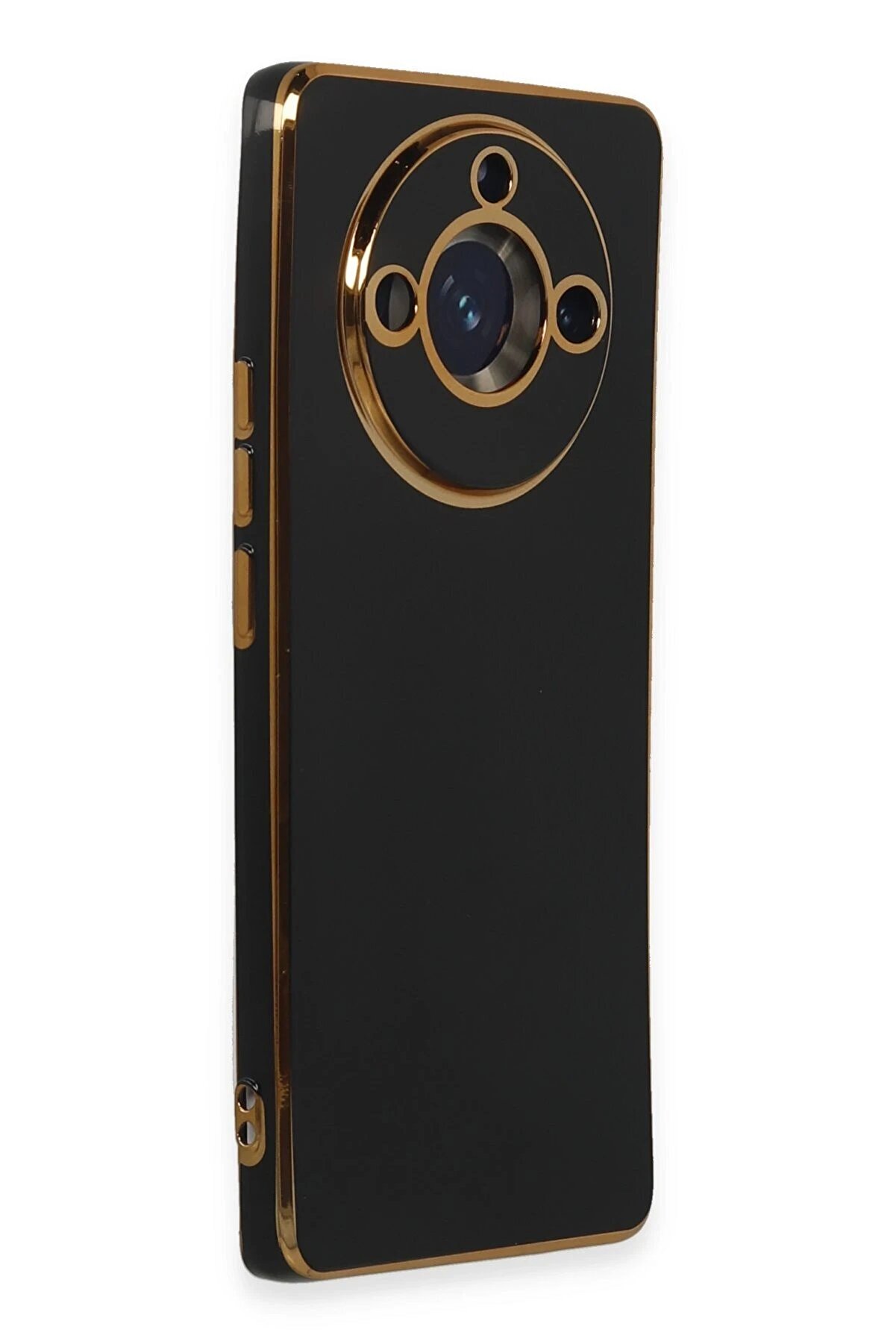 Realme 11 Pro Kılıf Volet Si̇li̇kon - Si̇yah - Dropx4828-6347