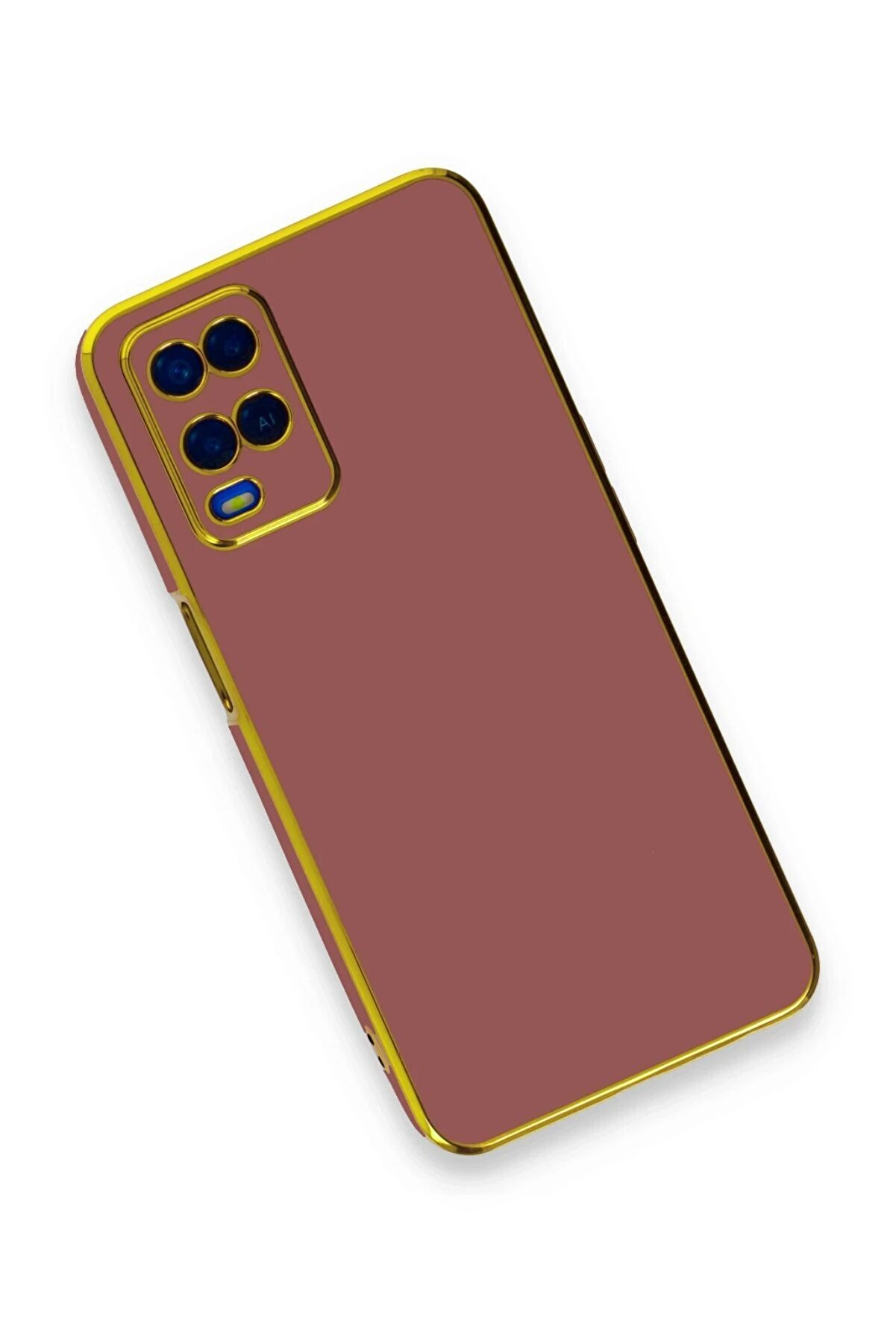 Oppo A54 4G Kılıf Volet Si̇li̇kon - Kırmızı - Dropx8810-1316