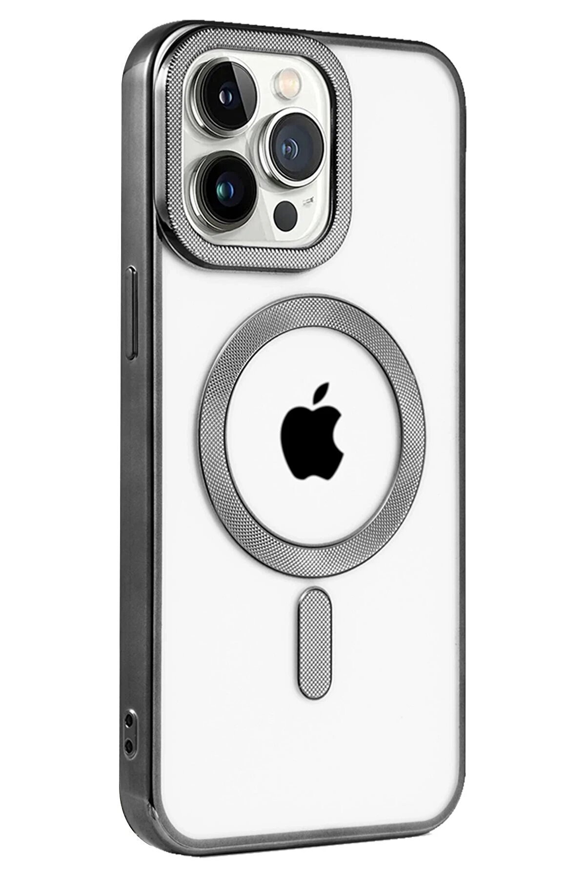 İphone 15 Pro Kılıf Kronos Magsafe Kapak - Si̇yah - Dropx3460-9763