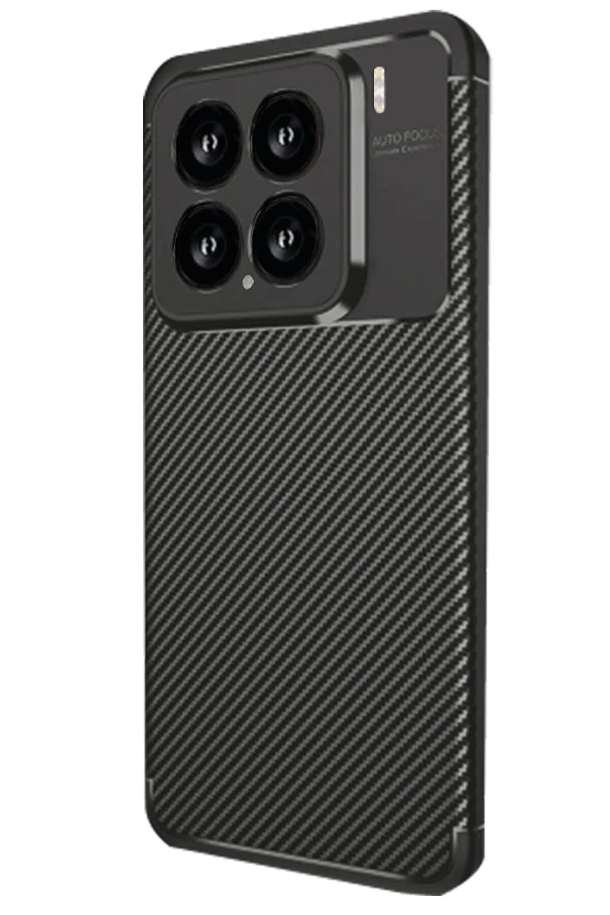 CepteToptan Xiaomi Mi 15 Kılıf Auto Focus Karbon Kapak - Siyah - DROPX3480-7329