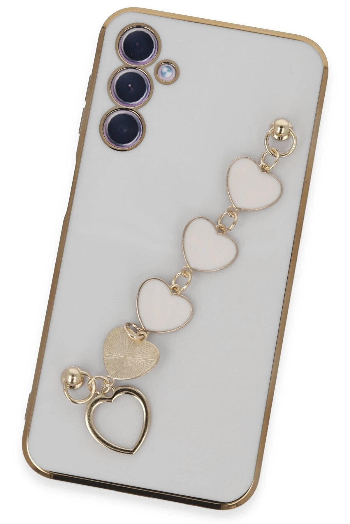 Samsung Galaxy A24 4G Kılıf Esi̇la Si̇li̇kon - Beyaz - Dropx7791-8691