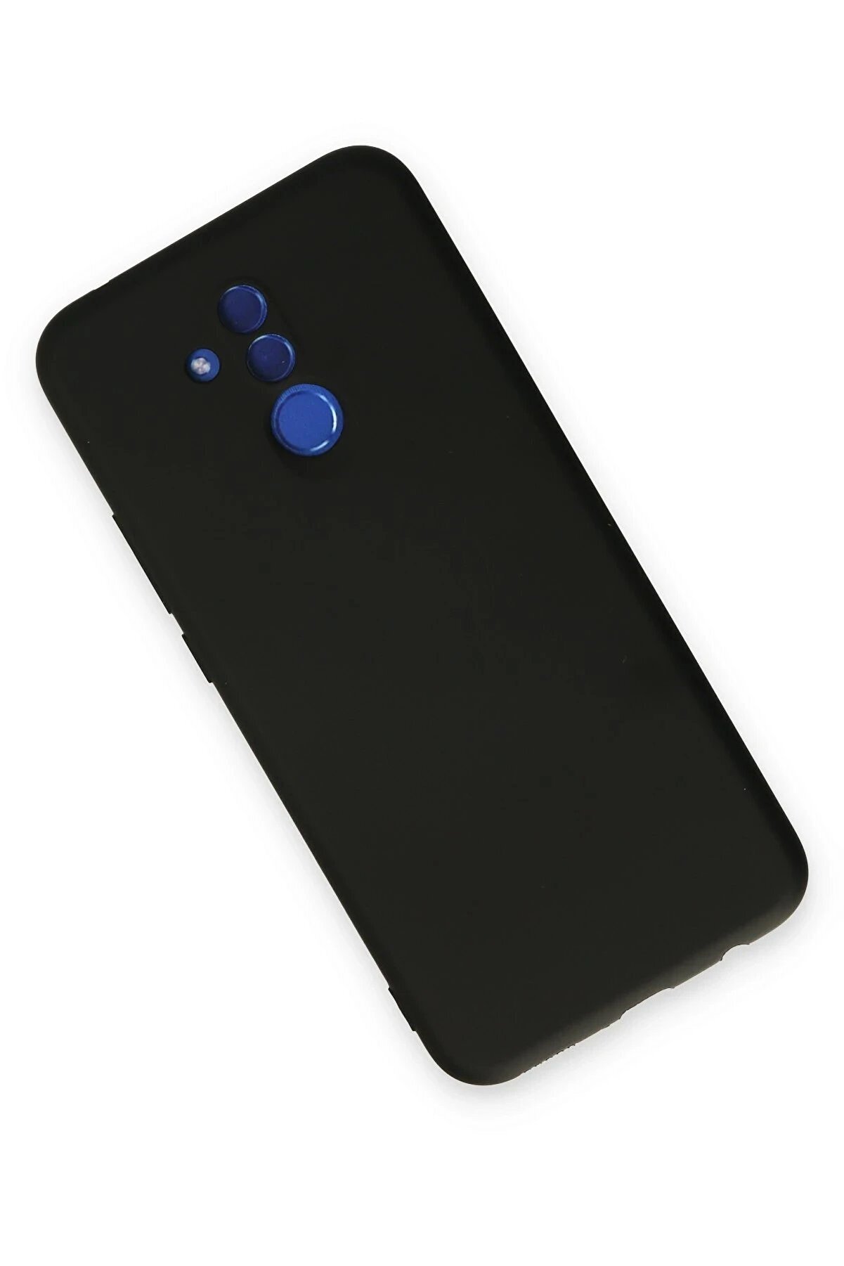 Huawei̇ Mate 20 Li̇te Kılıf Nano İçi̇ Kadi̇fe Si̇li̇kon - Si̇yah - Dropx1447-9033