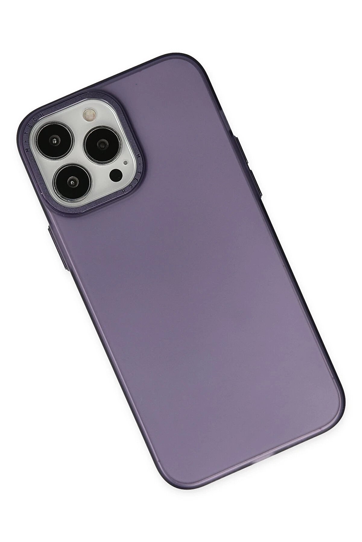 İphone 14 Pro Max Kılıf Modos Metal Kapak - Mor - Dropx8576-8059