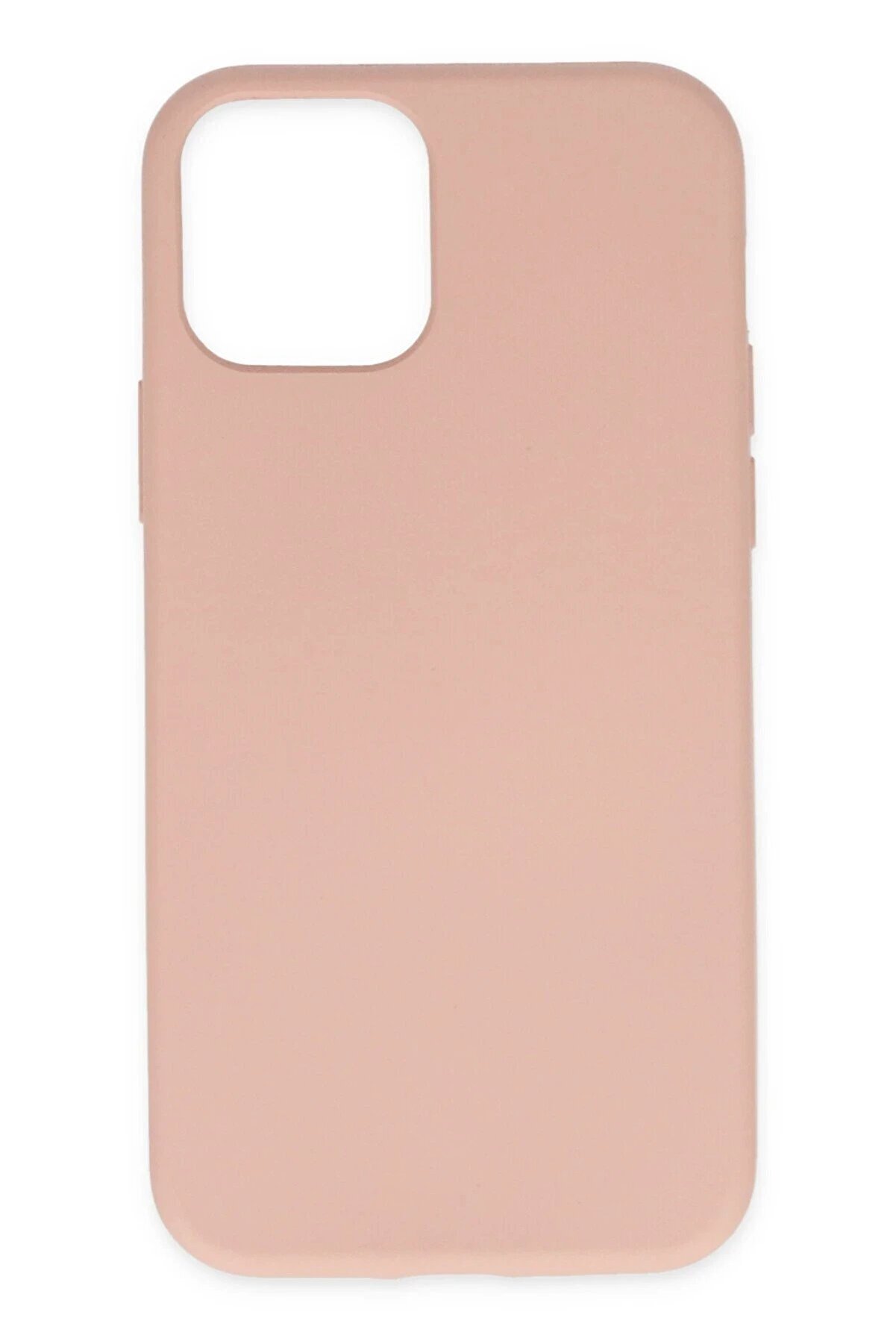 CepteToptan iPhone 11 Pro Kılıf Nano içi Kadife Silikon - Pudra - DROPX5256-4173