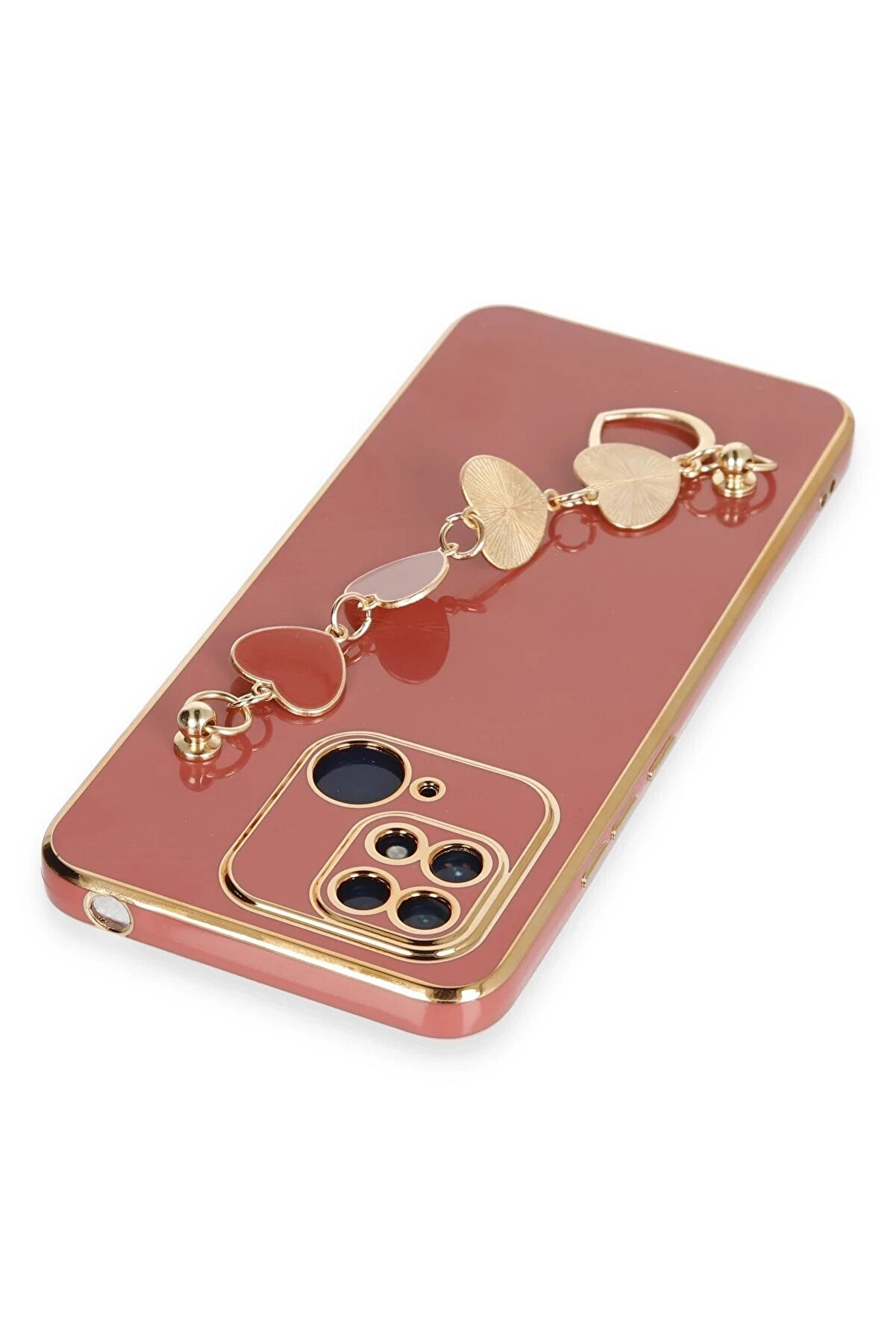 Xi̇aomi̇ Redmi̇ 10C Kılıf Esi̇la Si̇li̇kon - Kırmızı - Dropx1824-8576