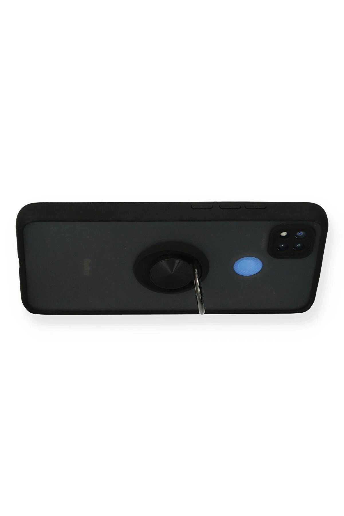 Xi̇aomi̇ Redmi̇ 9C Kılıf Montreal Yüzüklü Si̇li̇kon Kapak - Si̇yah - Dropx4130-5392